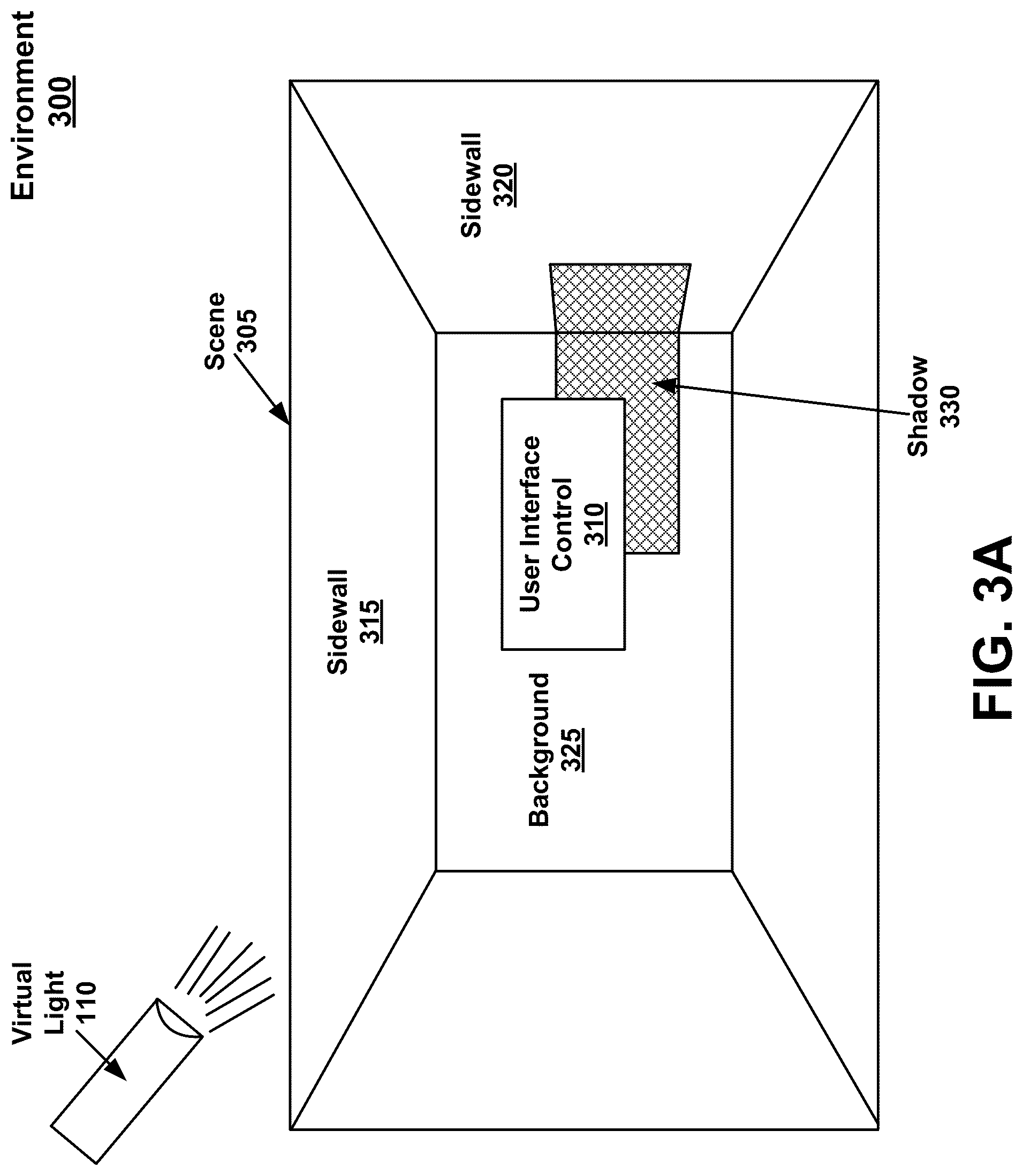 Patent US12307080 Figure 3 – Displaying a three dimensional user interface