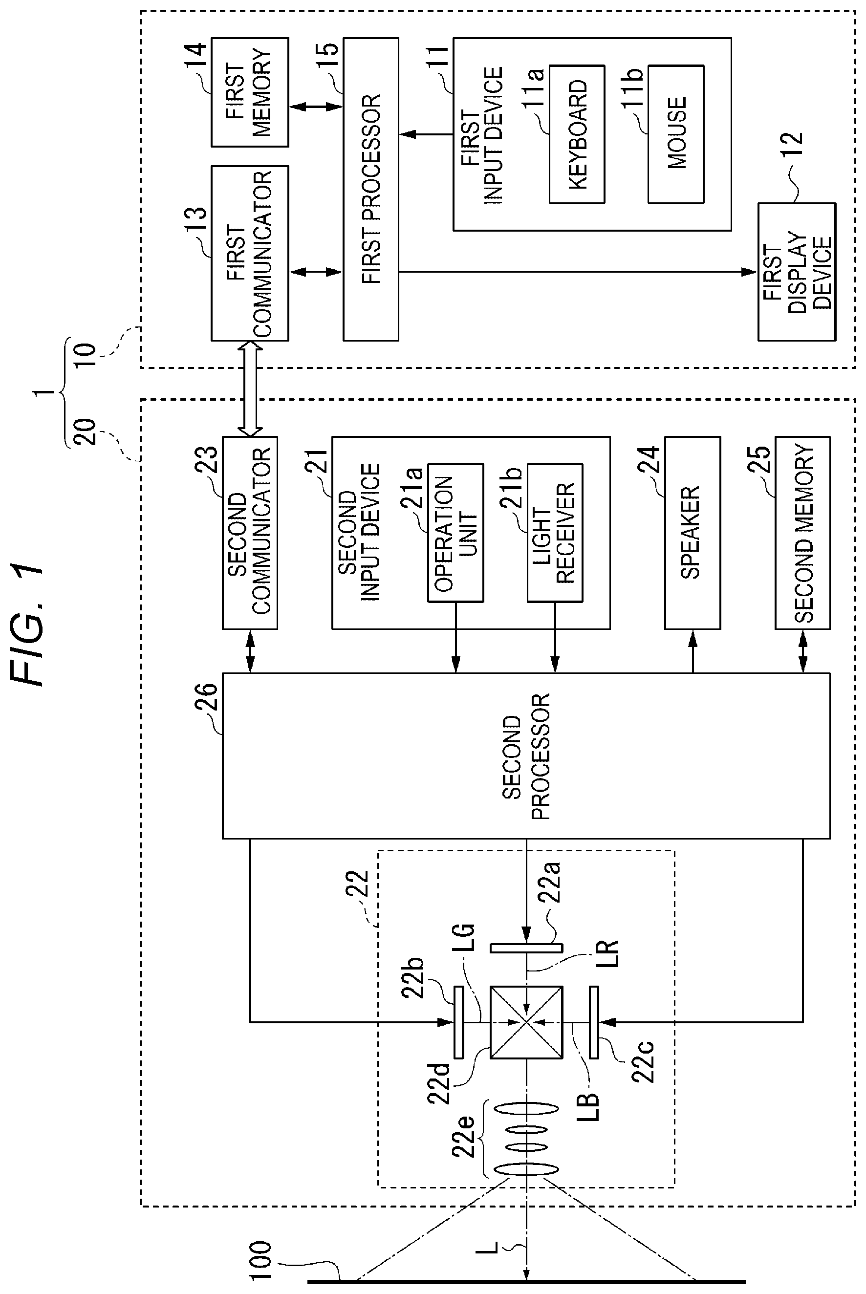 Patent US12307081 Figure 1 – Image display method, image display system, and image display apparatus