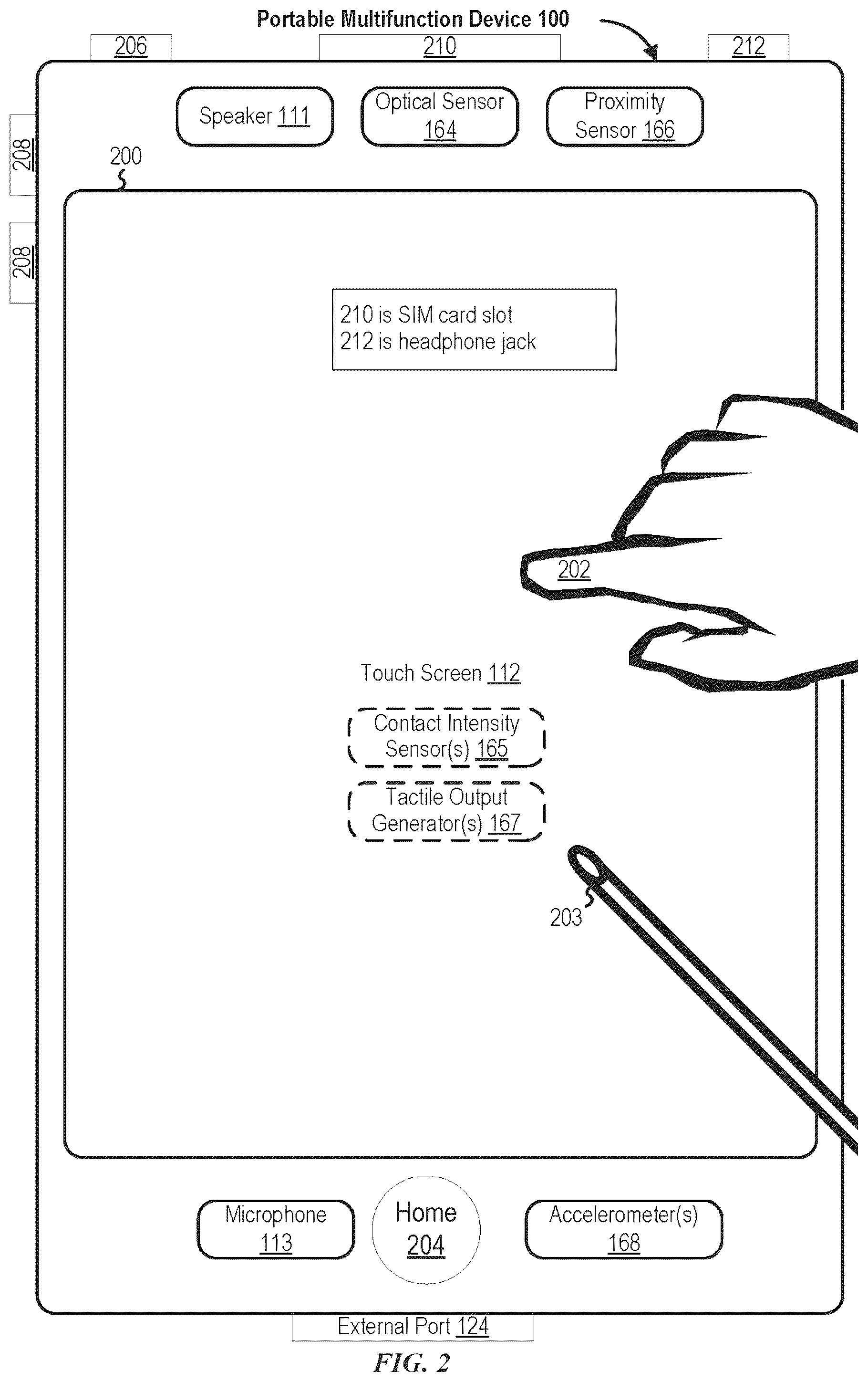 Patent US12307082 Figure 3 – Scrollable set of content items with locking feature