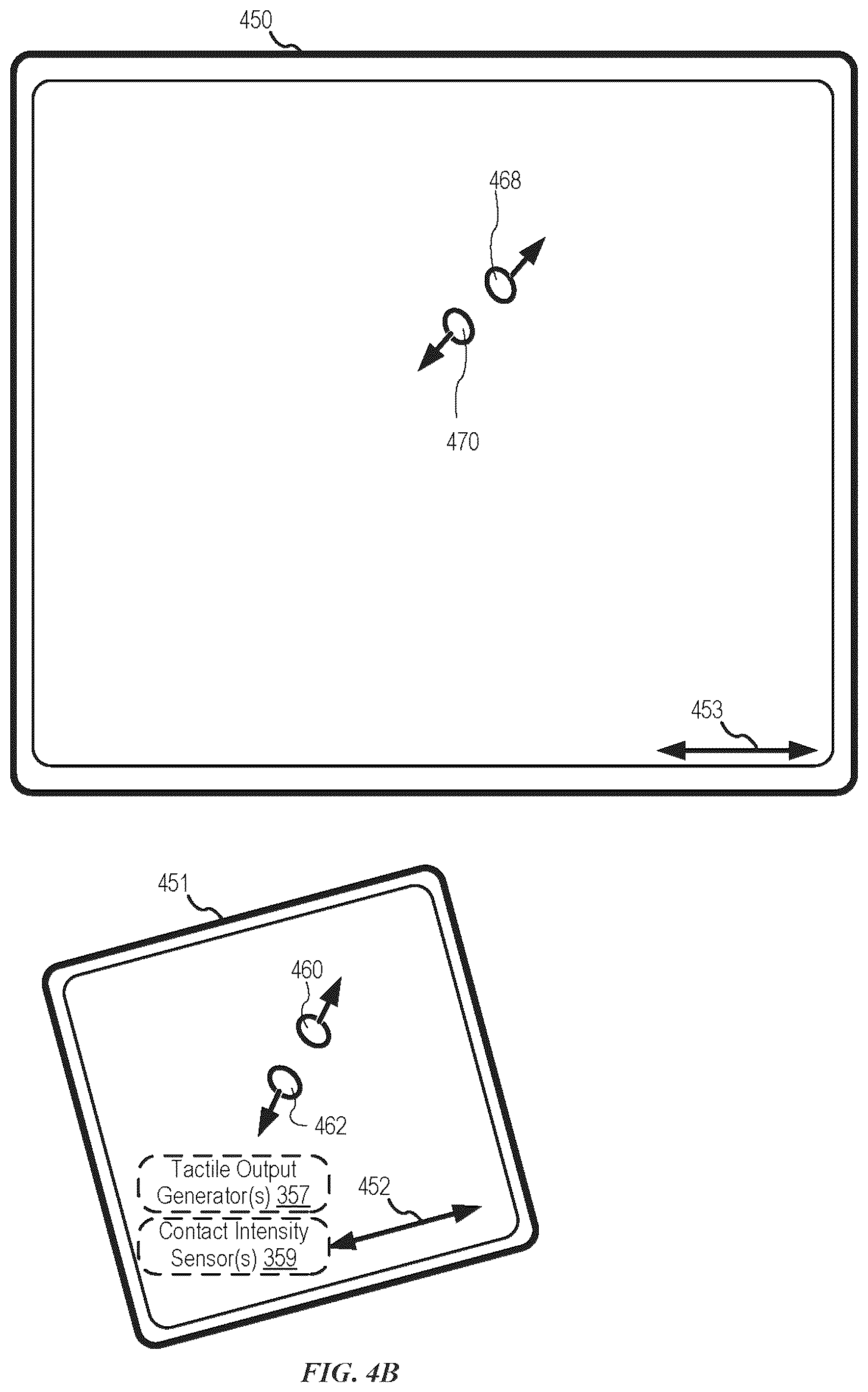 Patent US12307082 Figure 6 – Scrollable set of content items with locking feature