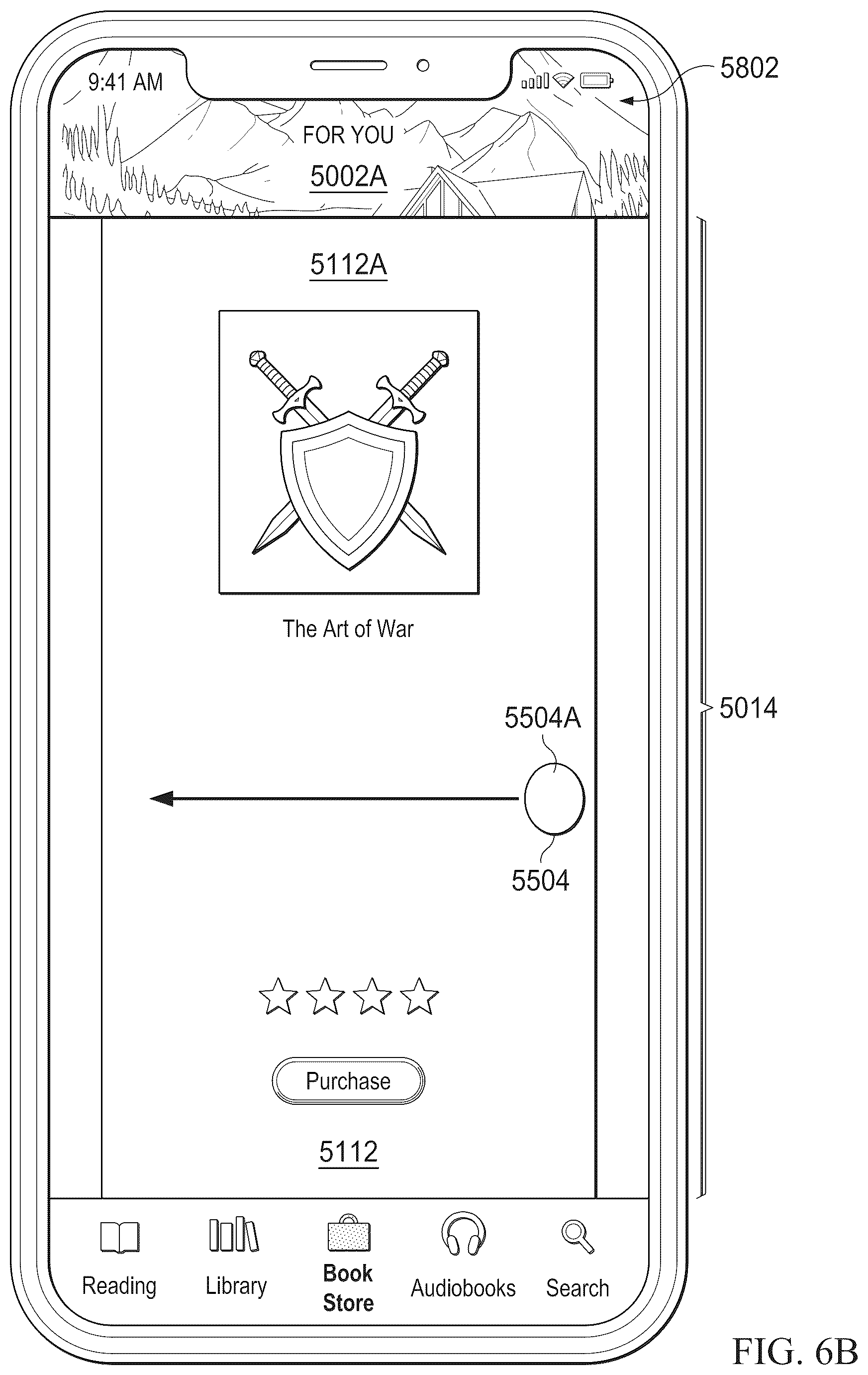 Patent US12307082 Figure 16 – Scrollable set of content items with locking feature