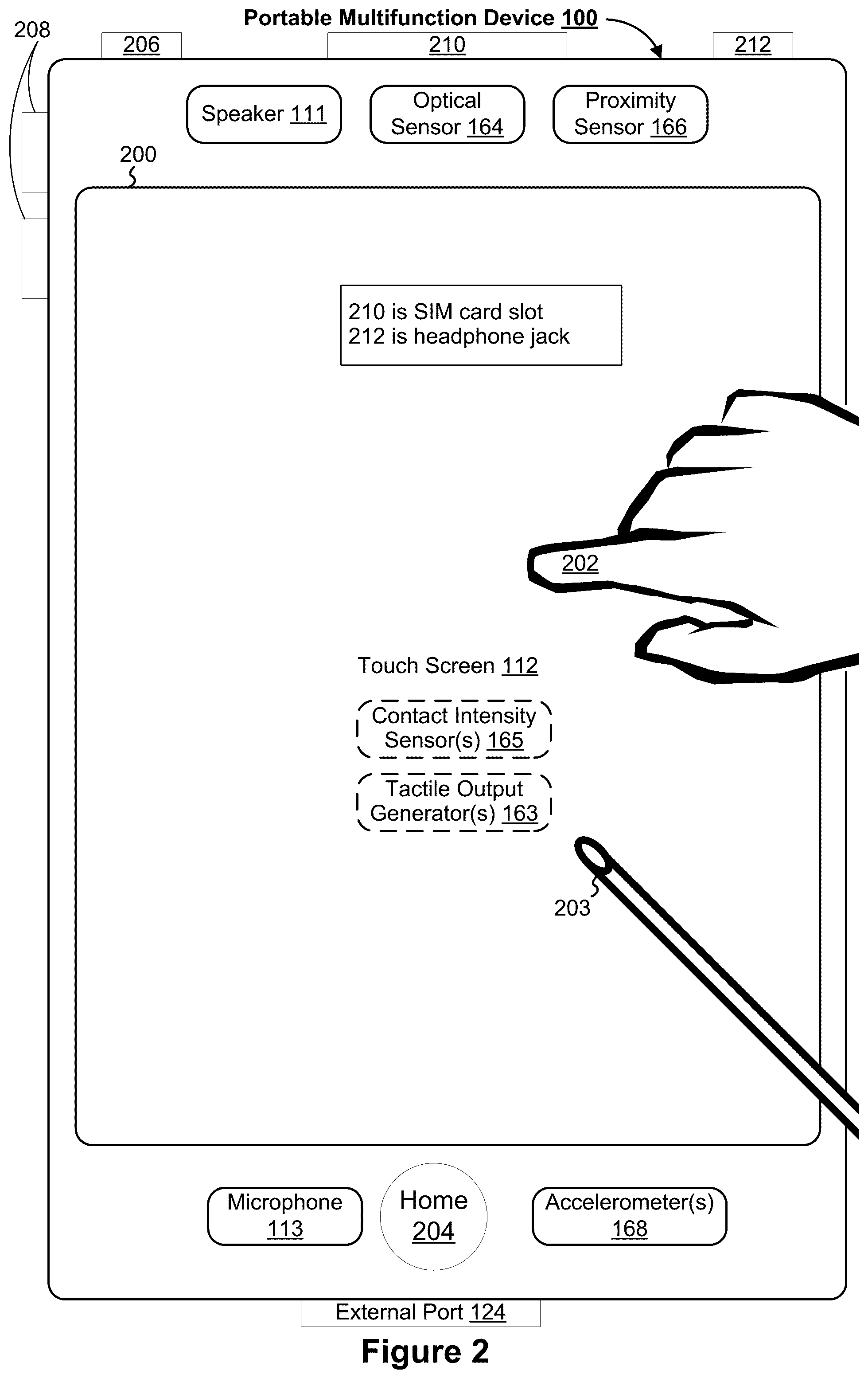Patent US12307085 Figure 3 – Devices, methods, and graphical user interfaces for selecting and interacting with different device modes