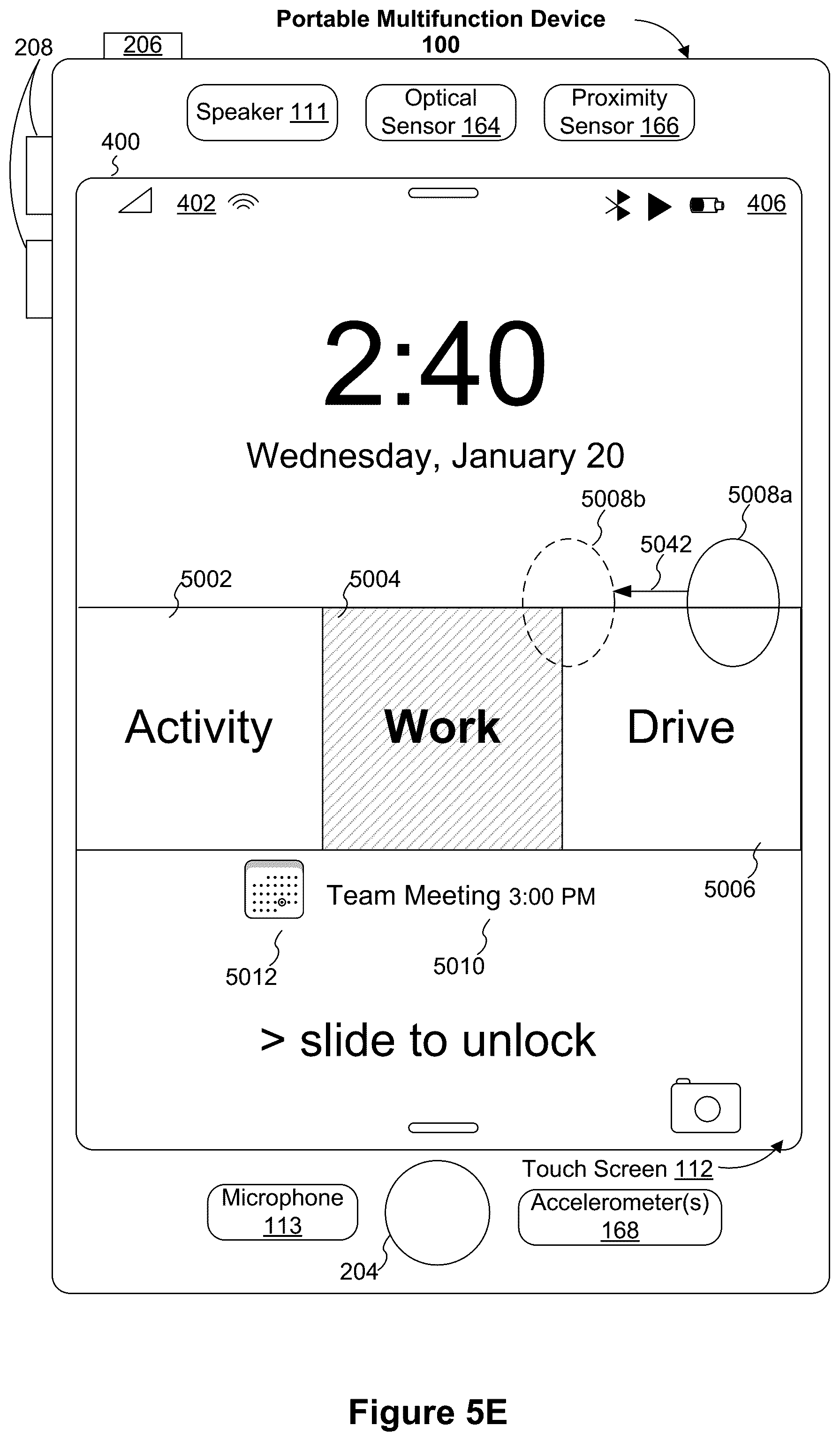 Patent US12307085 Figure 14 – Devices, methods, and graphical user interfaces for selecting and interacting with different device modes