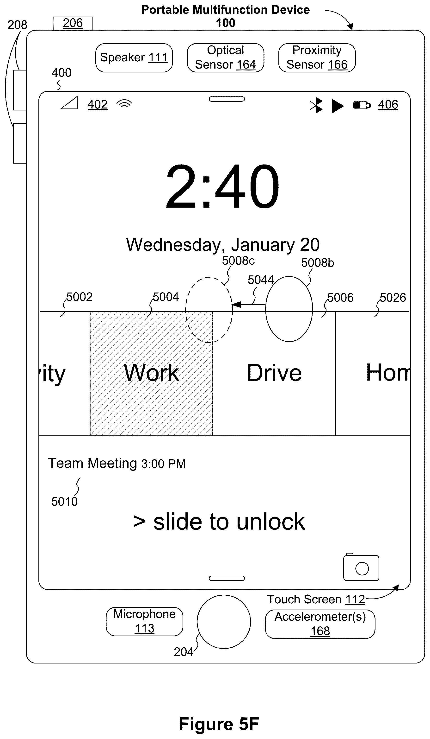 Patent US12307085 Figure 15 – Devices, methods, and graphical user interfaces for selecting and interacting with different device modes