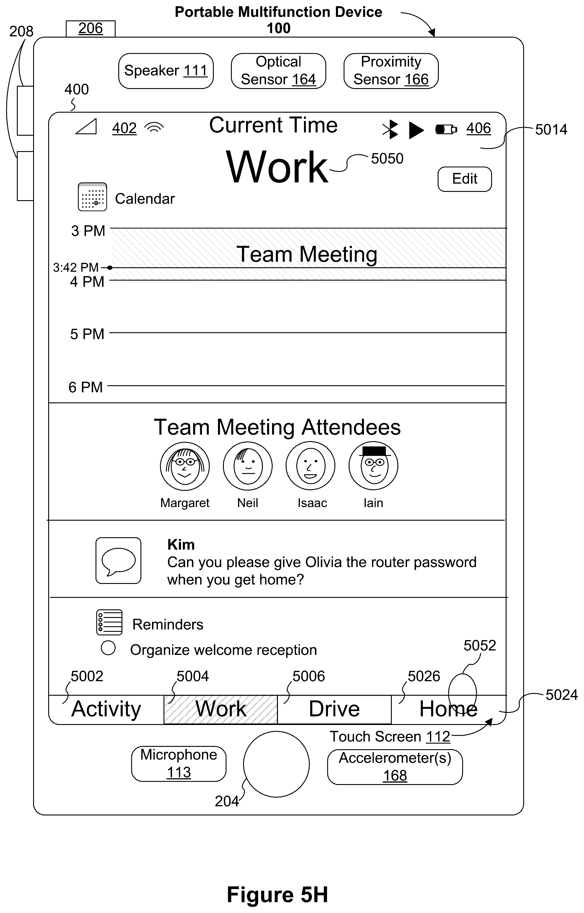 Patent US12307085 Figure 17 – Devices, methods, and graphical user interfaces for selecting and interacting with different device modes