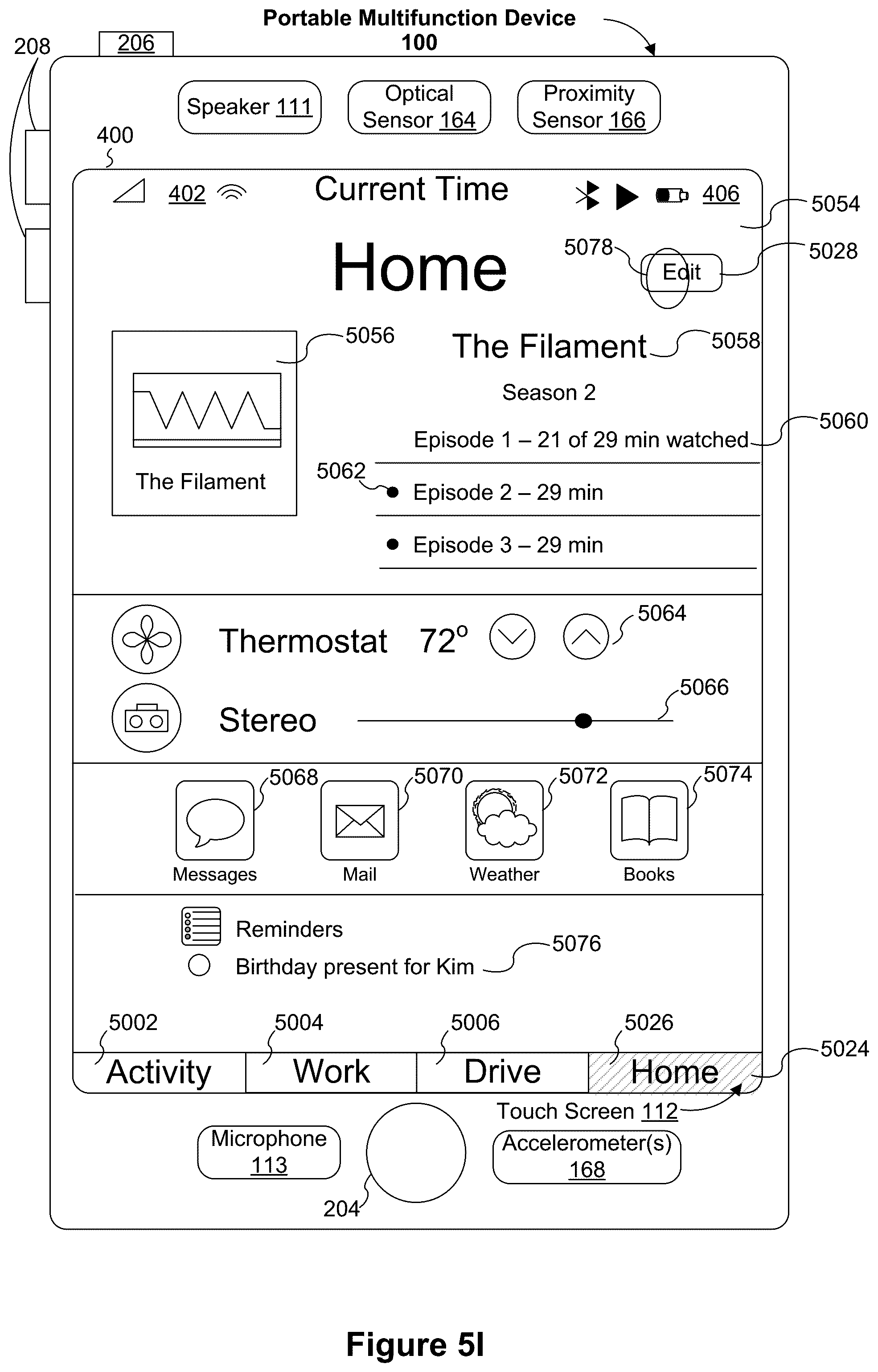 Patent US12307085 Figure 18 – Devices, methods, and graphical user interfaces for selecting and interacting with different device modes