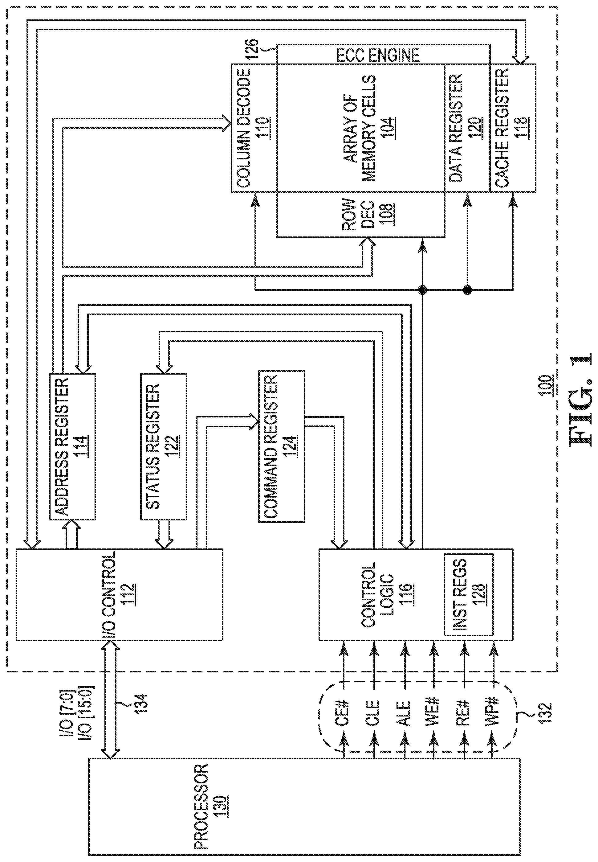 Patent US12307090 Figure 1 – Memory device programming technique for increased bits per cell