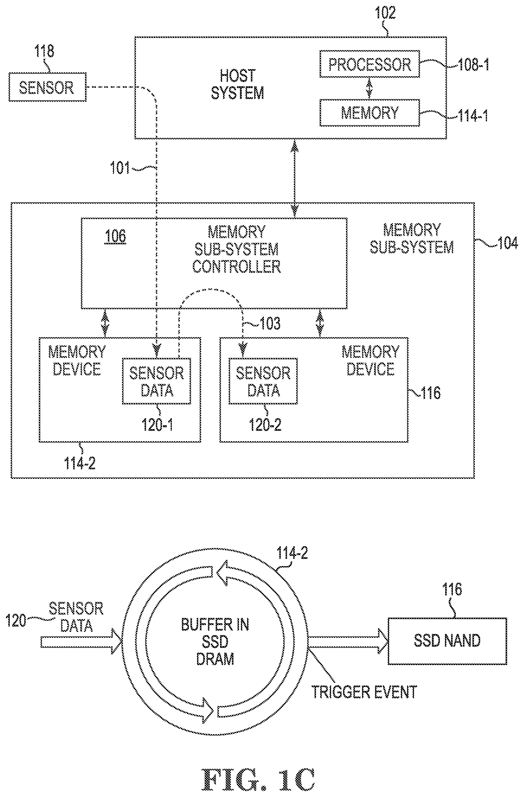 Patent US12307098 Figure 3 – Data flush at power loss