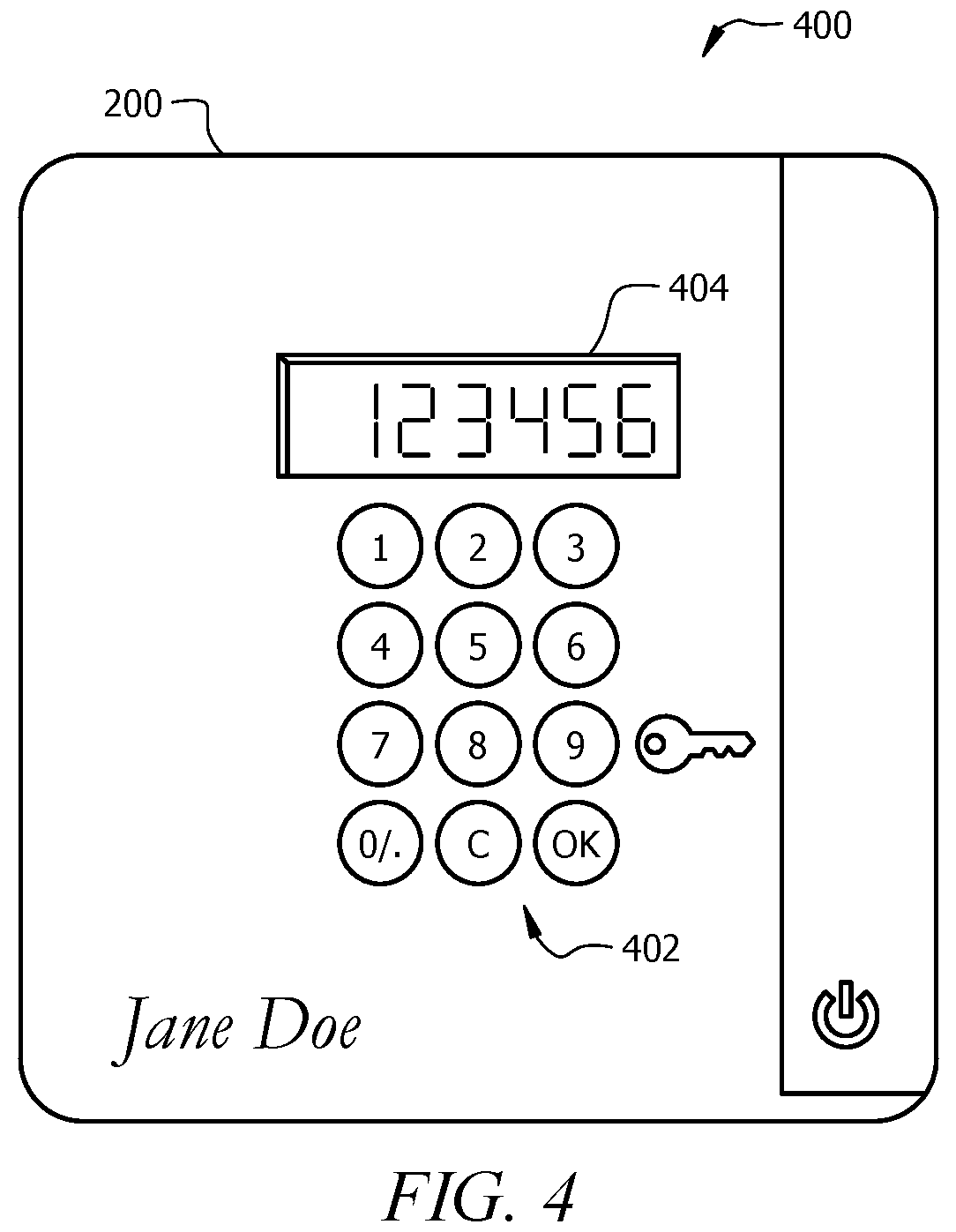 Patent US12307117 Figure 4 – Offline data transfer between devices using gestures