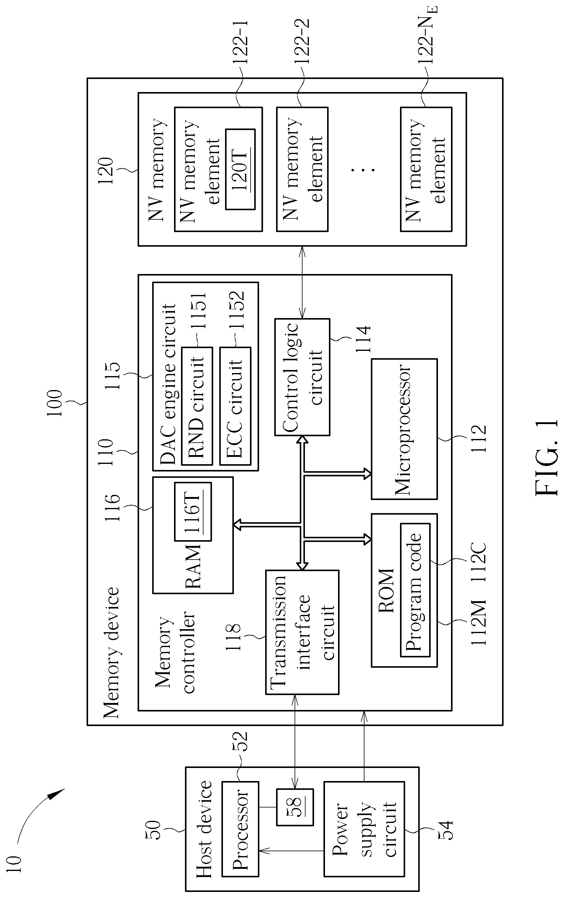 Patent US12307131 Figure 1 – Method and apparatus for performing data access control of memory device with aid of reading parameter optimization