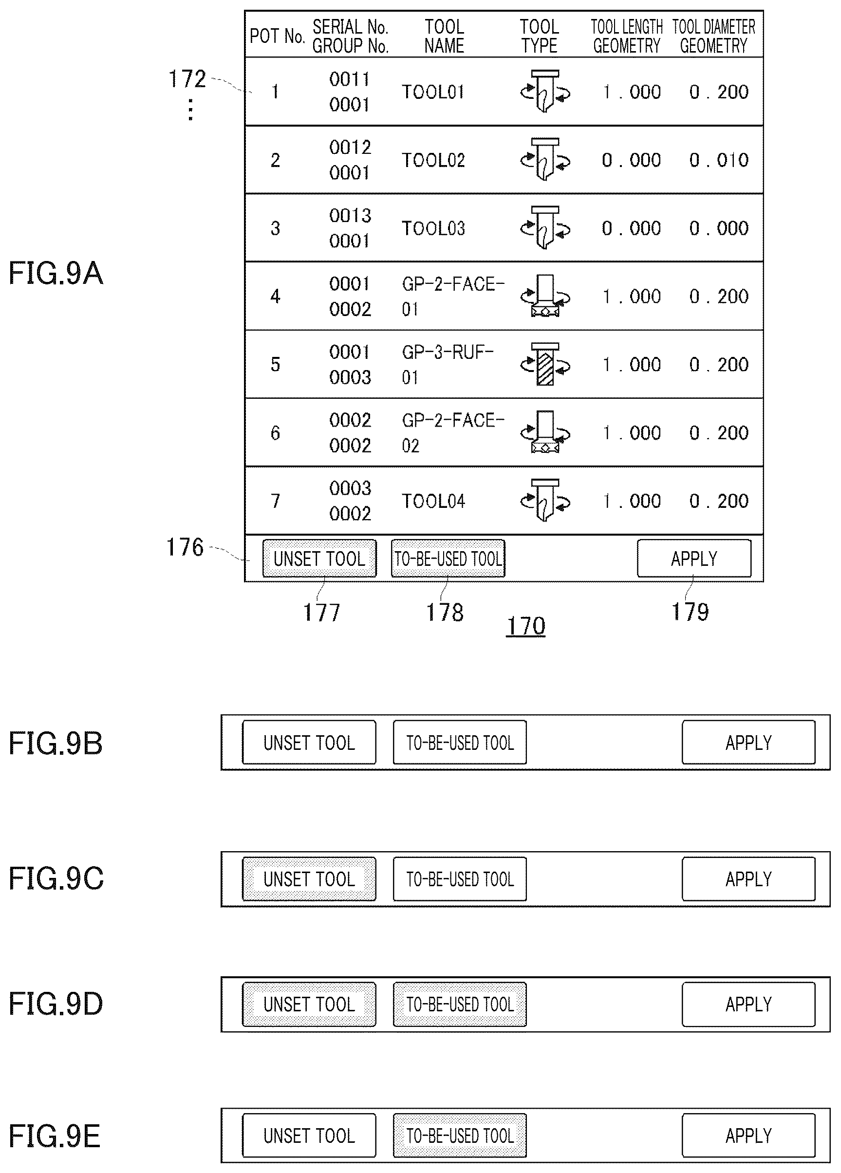 Patent US12307135 Figure 9 – Display control device, machine tool, and display control program