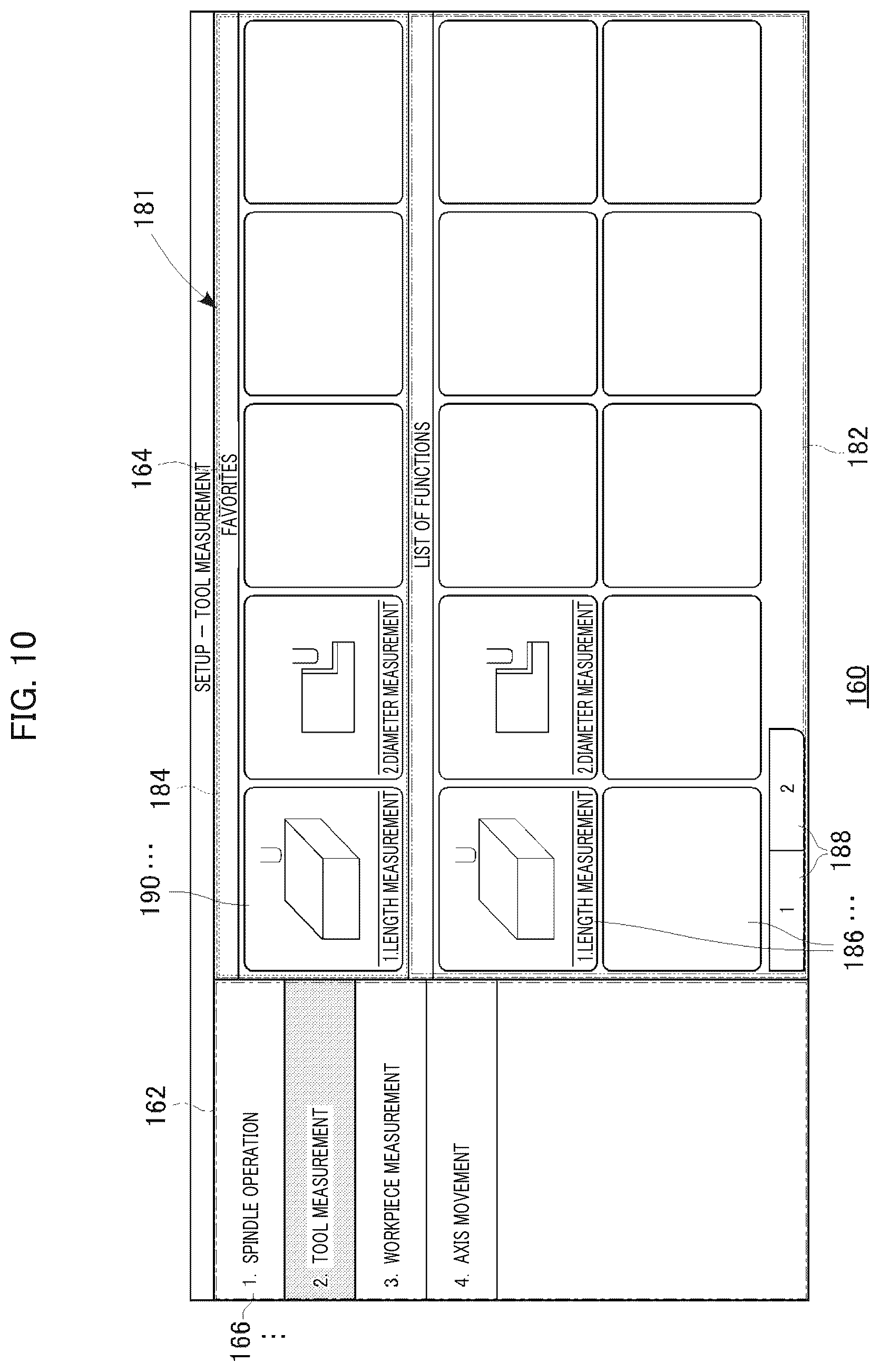 Patent US12307135 Figure 10 – Display control device, machine tool, and display control program