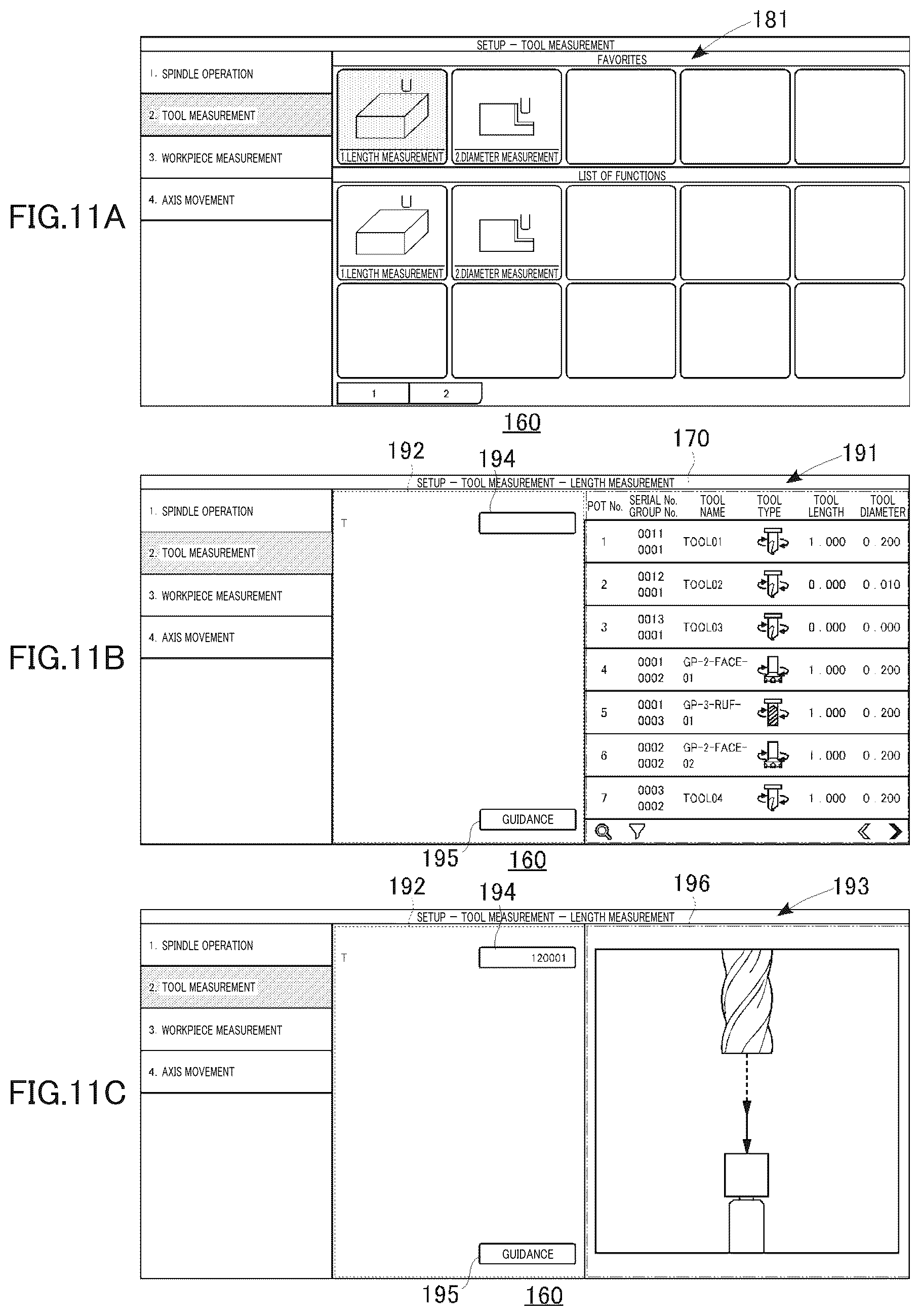 Patent US12307135 Figure 11 – Display control device, machine tool, and display control program
