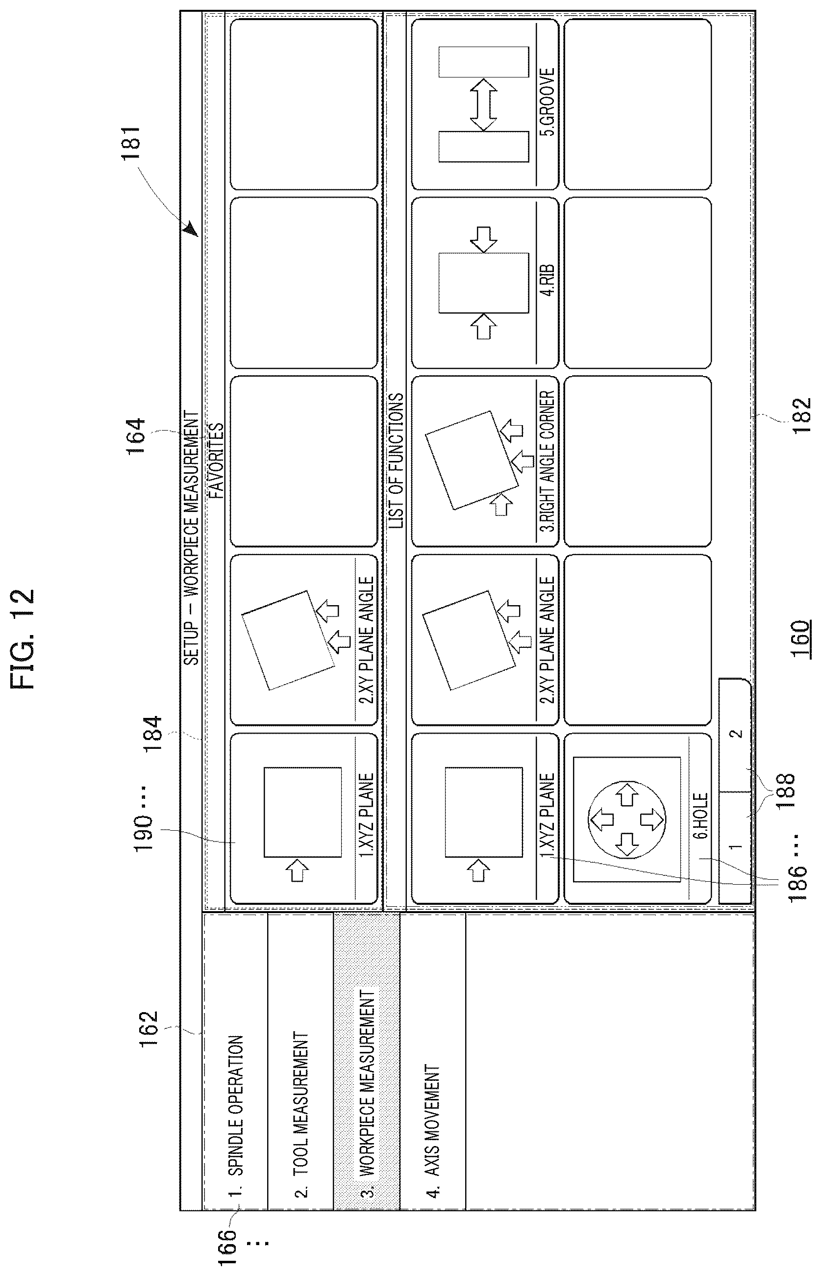 Patent US12307135 Figure 12 – Display control device, machine tool, and display control program