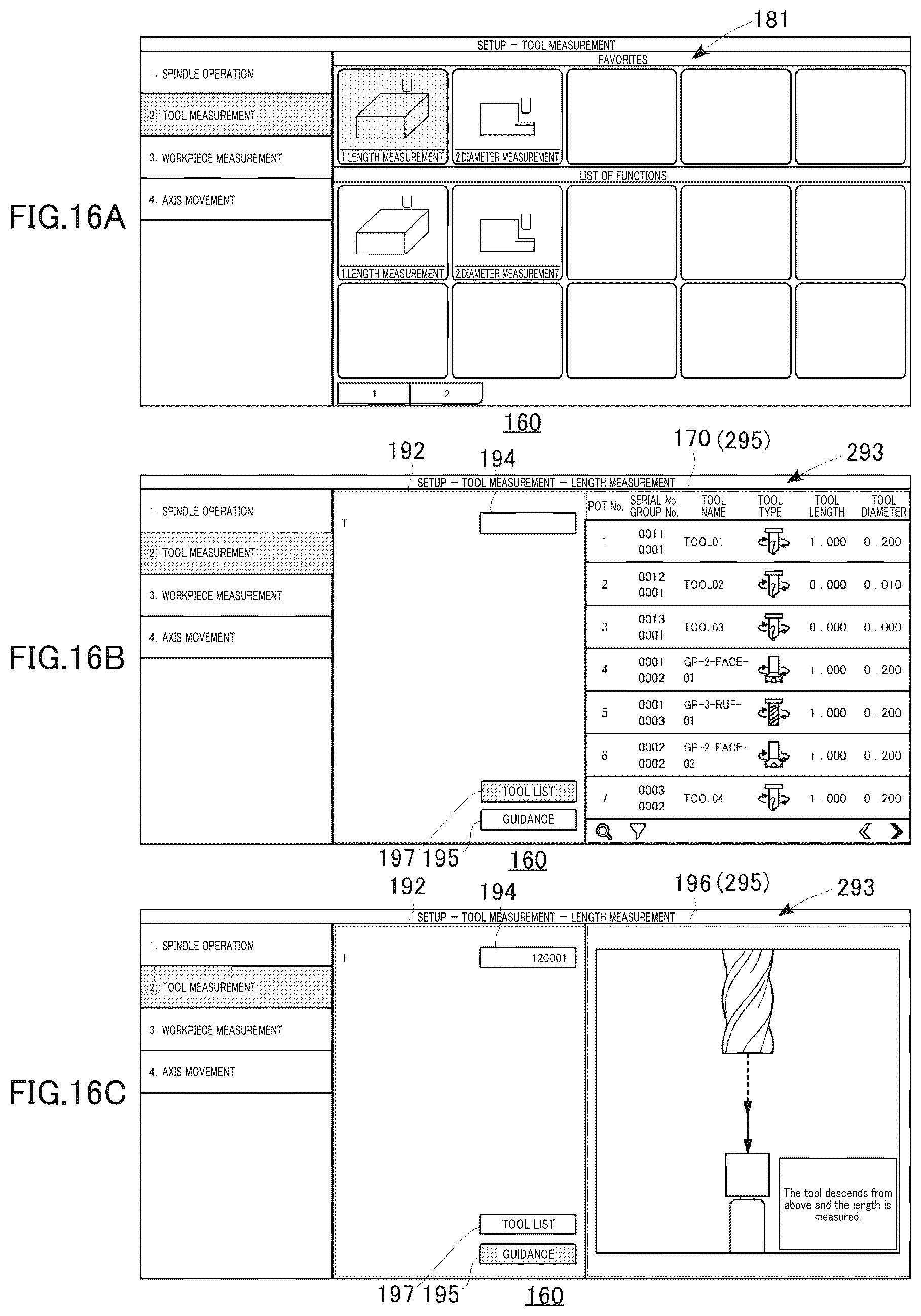 Patent US12307135 Figure 16 – Display control device, machine tool, and display control program
