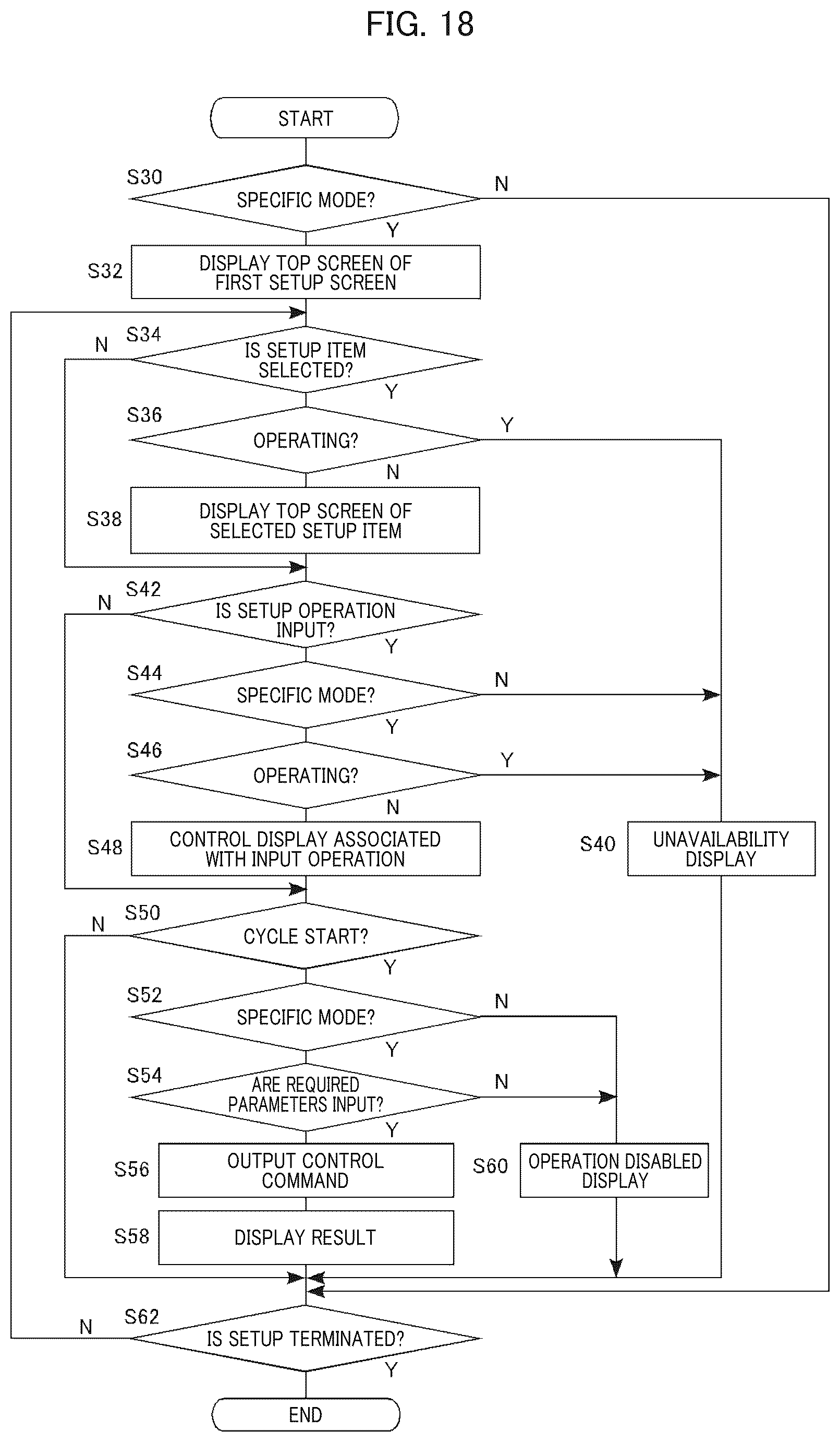 Patent US12307135 Figure 18 – Display control device, machine tool, and display control program