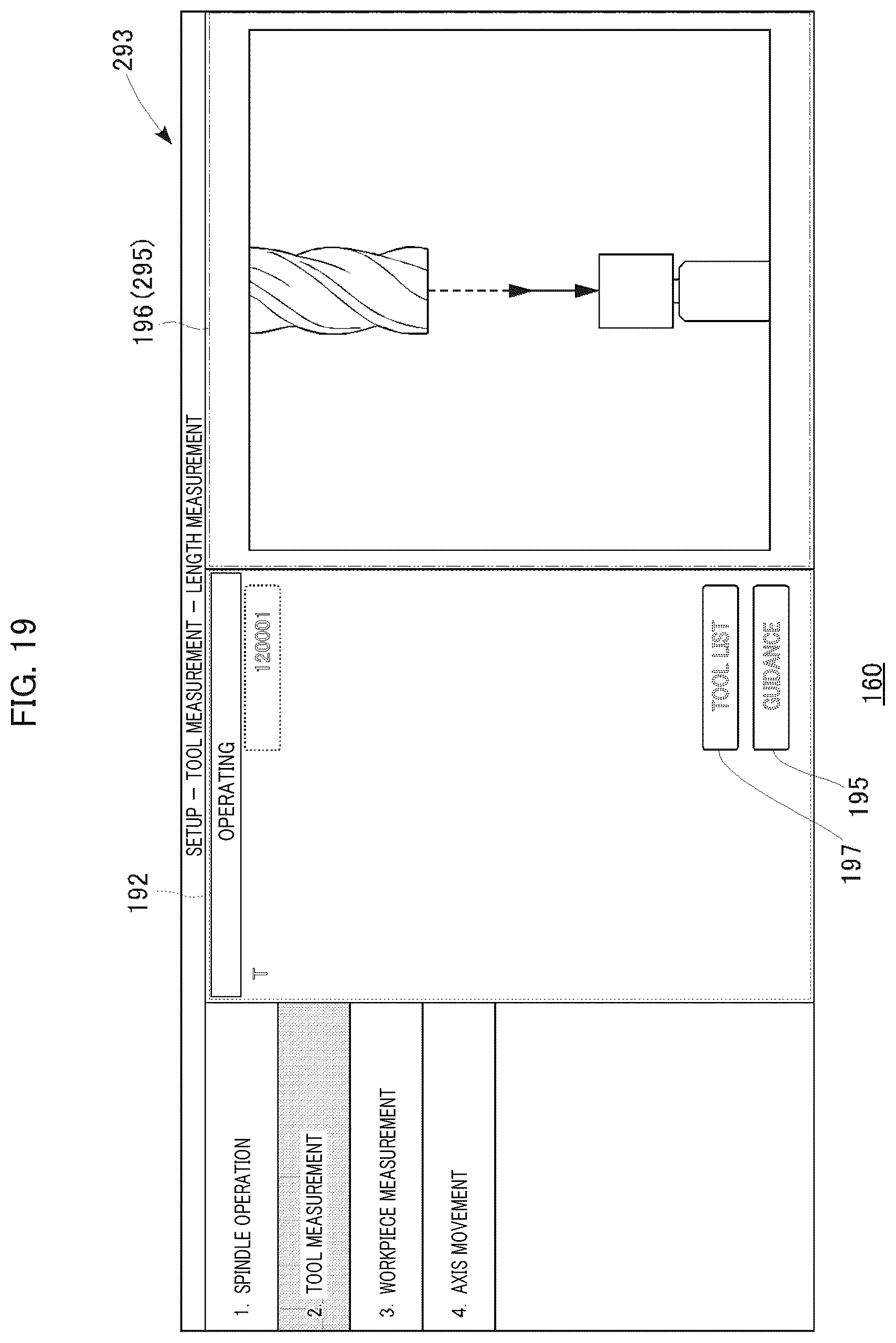 Patent US12307135 Figure 19 – Display control device, machine tool, and display control program