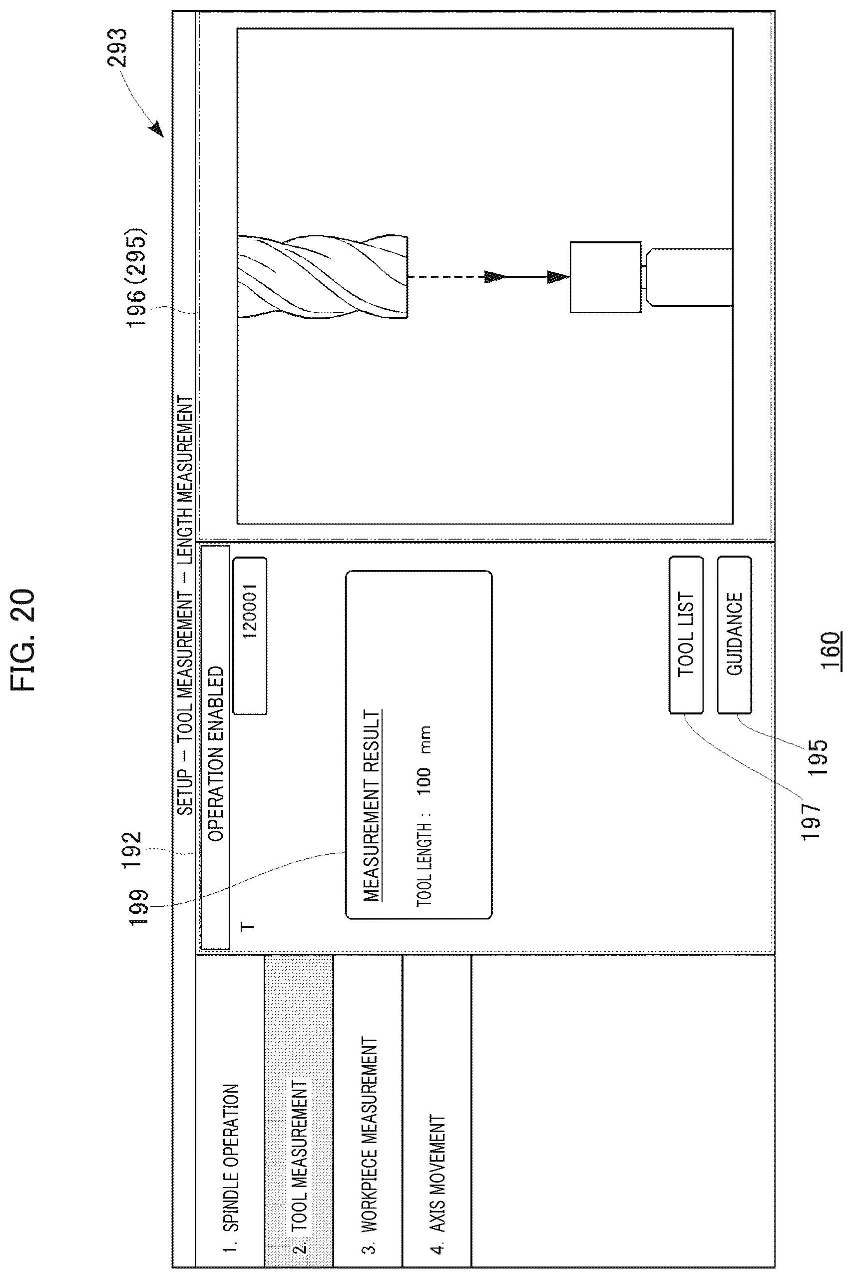 Patent US12307135 Figure 20 – Display control device, machine tool, and display control program
