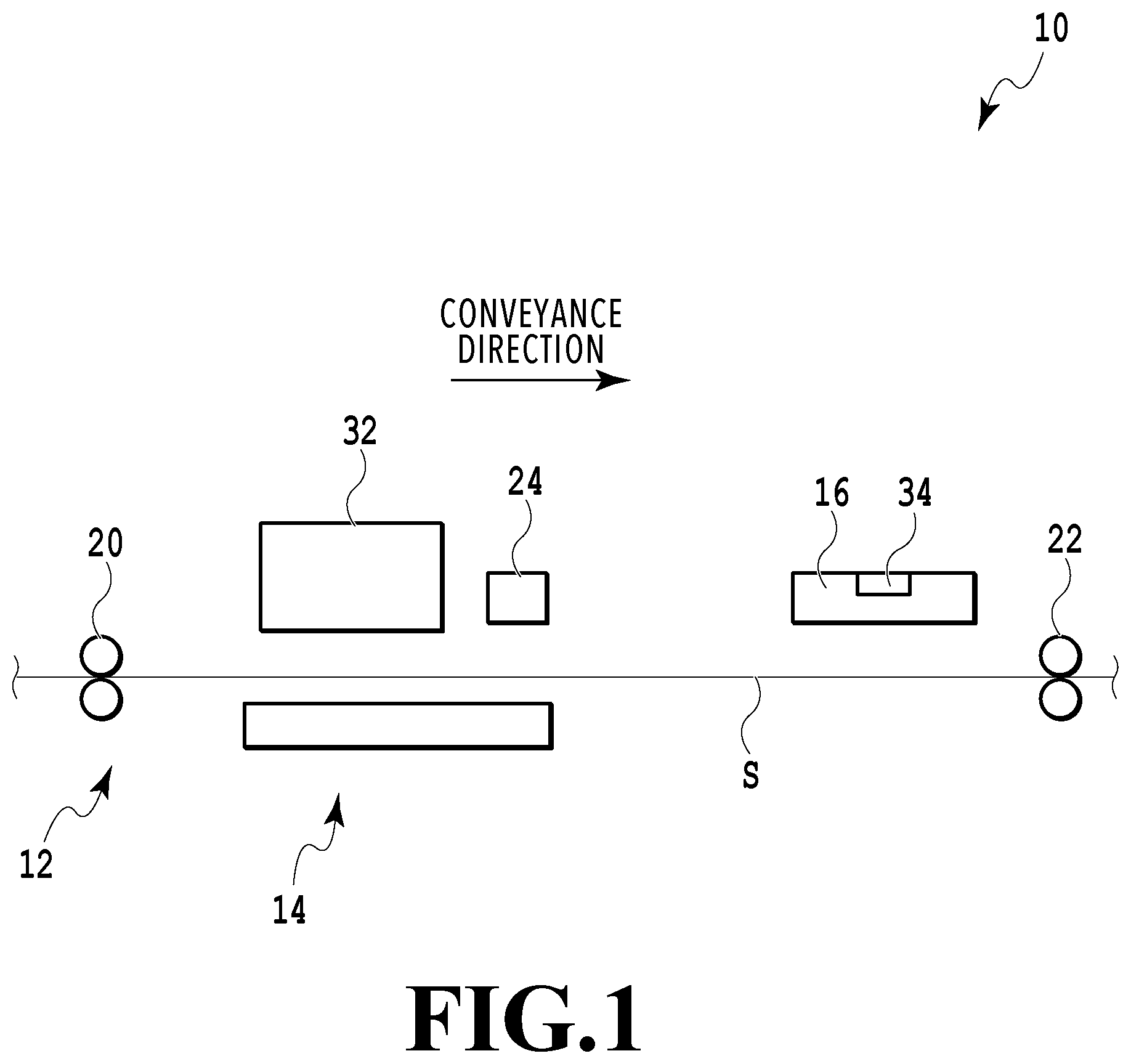 Patent US12307143 — Print control device for updating execution order by adding job receiving during execution of job based on fixation temperature in unexecuted job — Figure 1