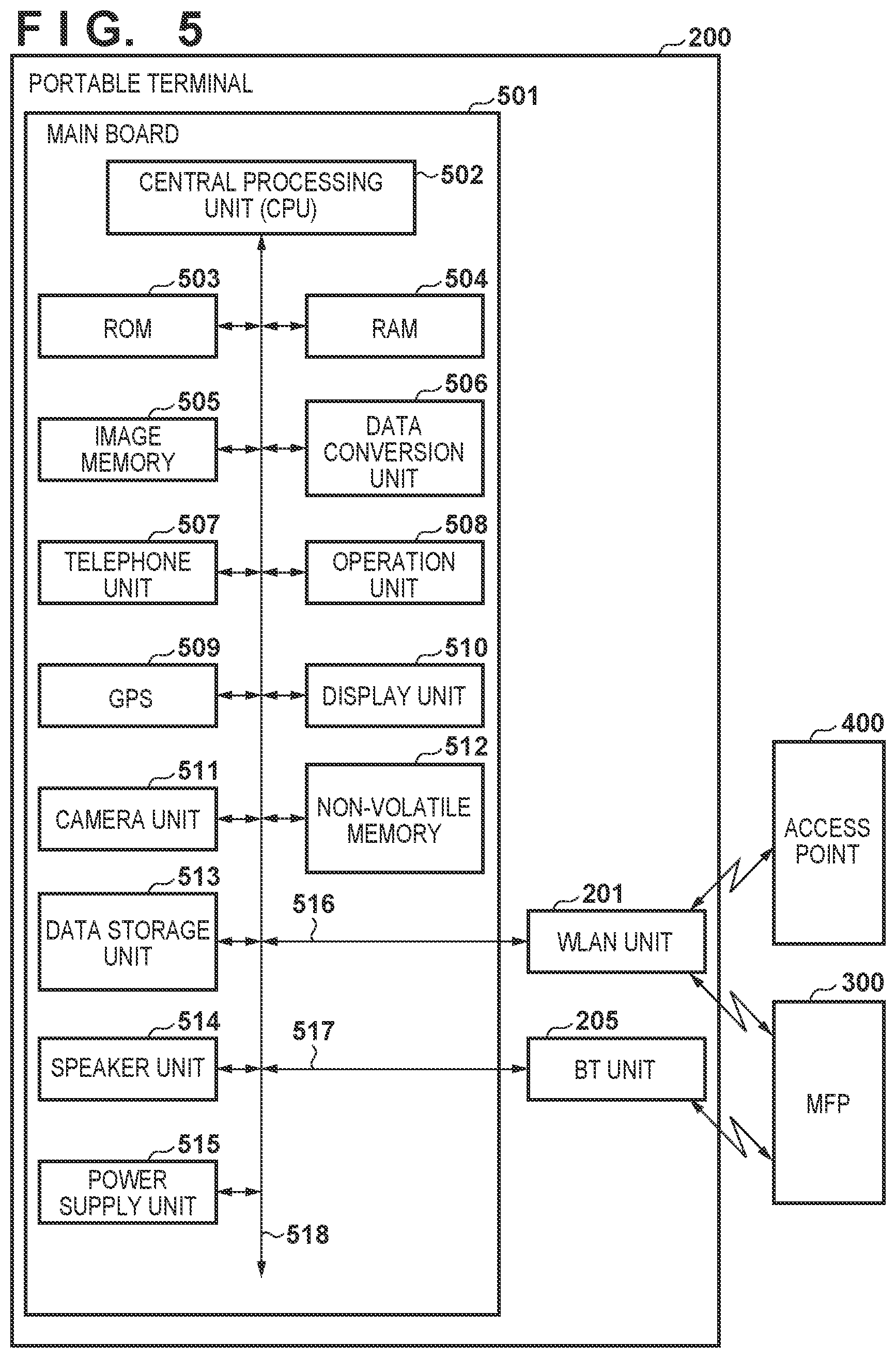 Patent US12307147 Figure 4 – Communication apparatus that can search for an external access point and perform connection processing using different communication modes, method of controlling same, and non-transitory computer-readable storage medium