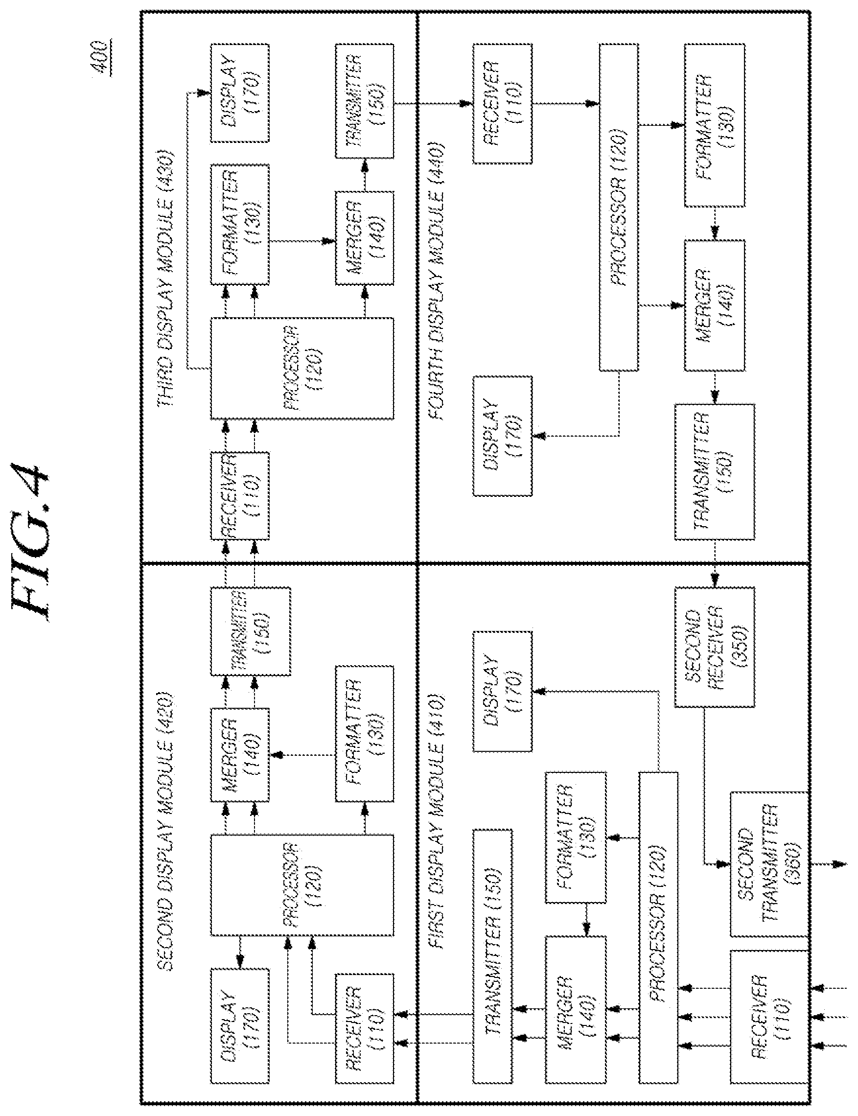Patent US12307153 Figure 4 – Multi-display device and data transmission method thereof