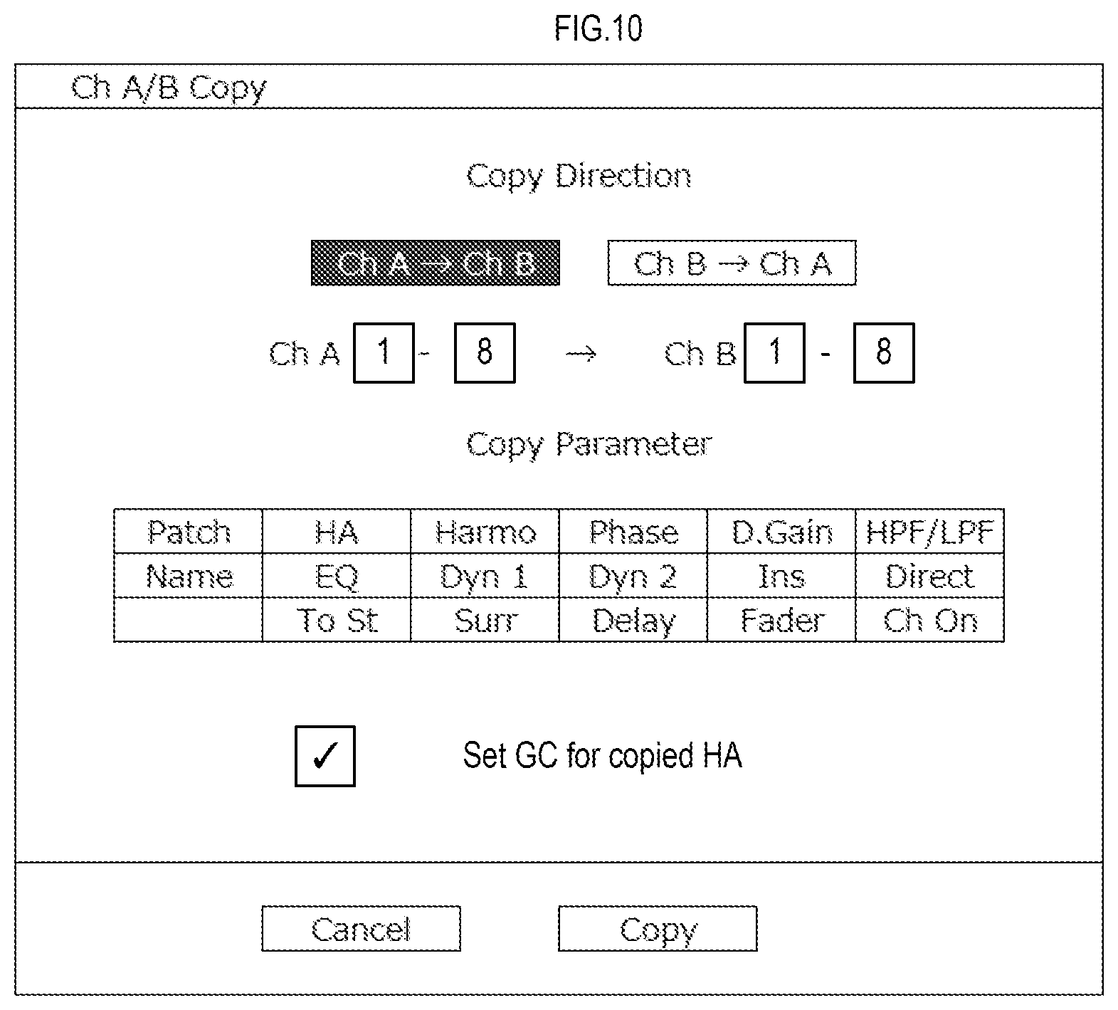 Patent US12307158 Figure 10 – Audio mixer, and method of controlling audio mixer