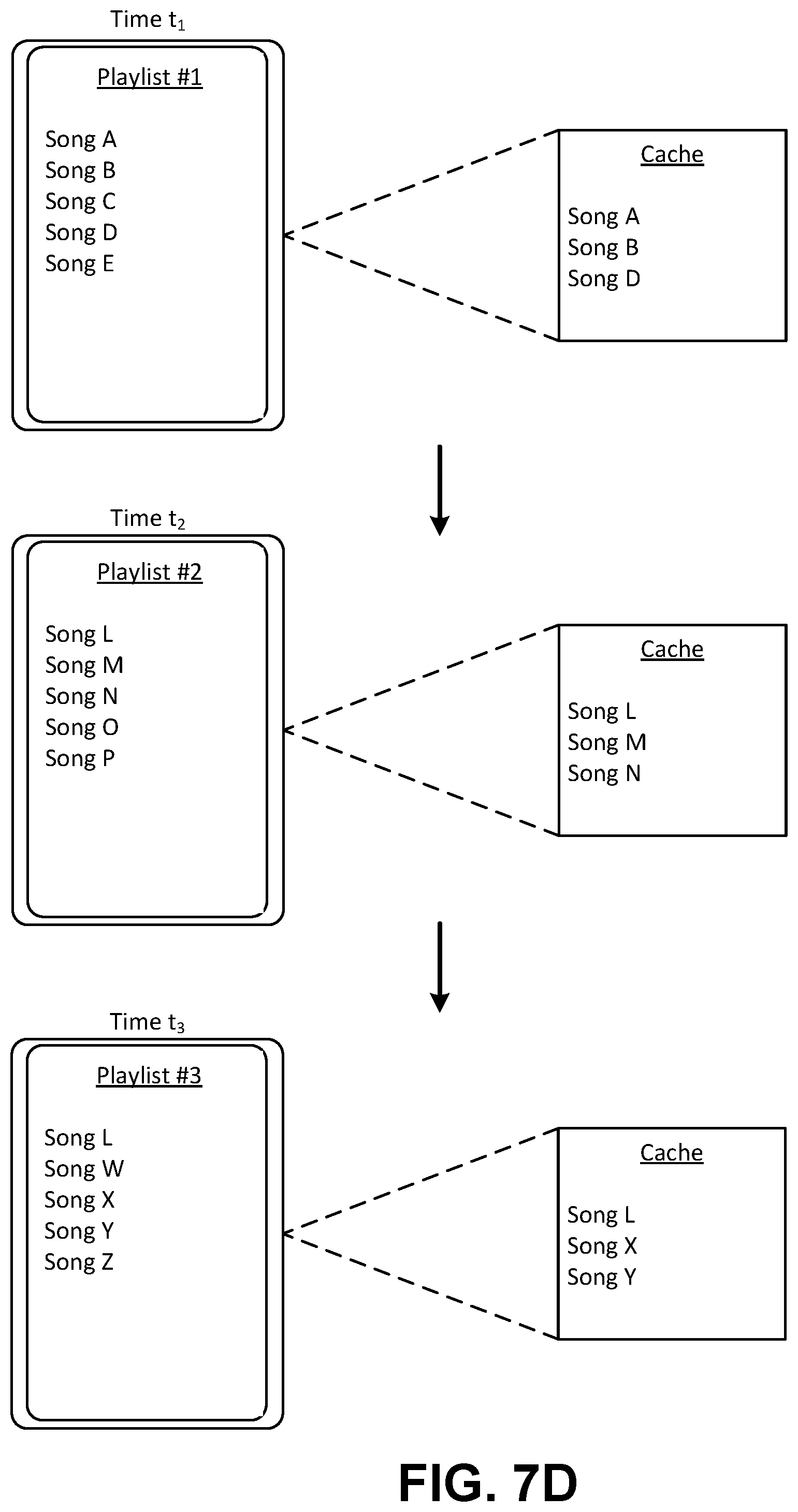 Patent US12307159 Figure 8 – Predictive media caching
