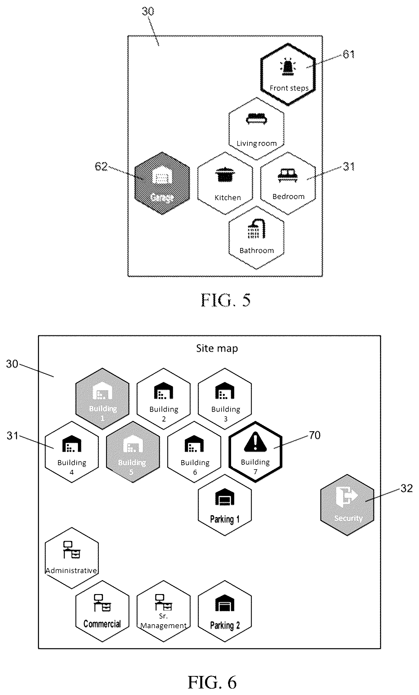 Patent US12307162 Figure 3 – Selection and control of connected objects from a symbolic representation of a topography of a site