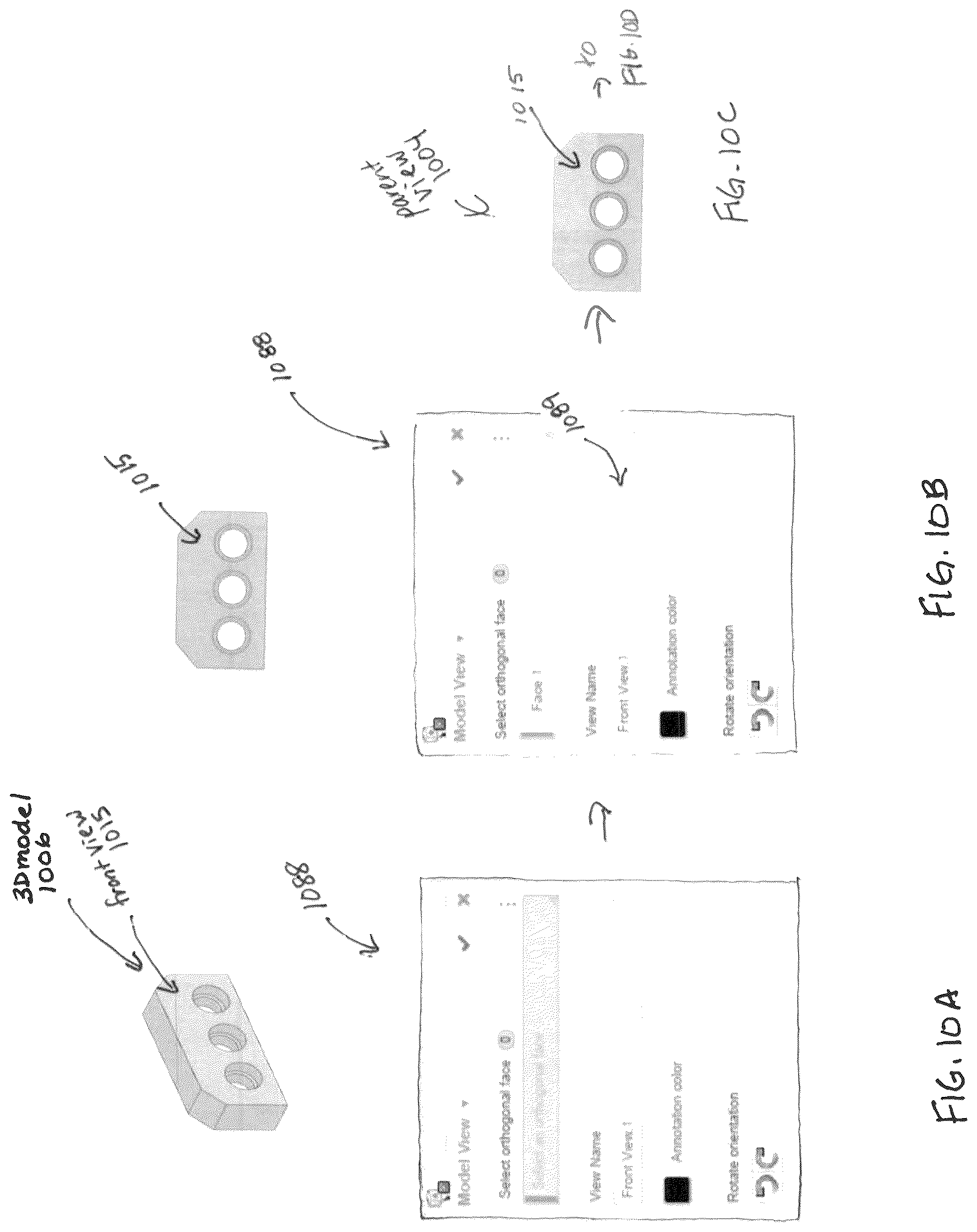 Patent US12307164 Figure 10 – Linking views/states of 3D models and propagating updates in same