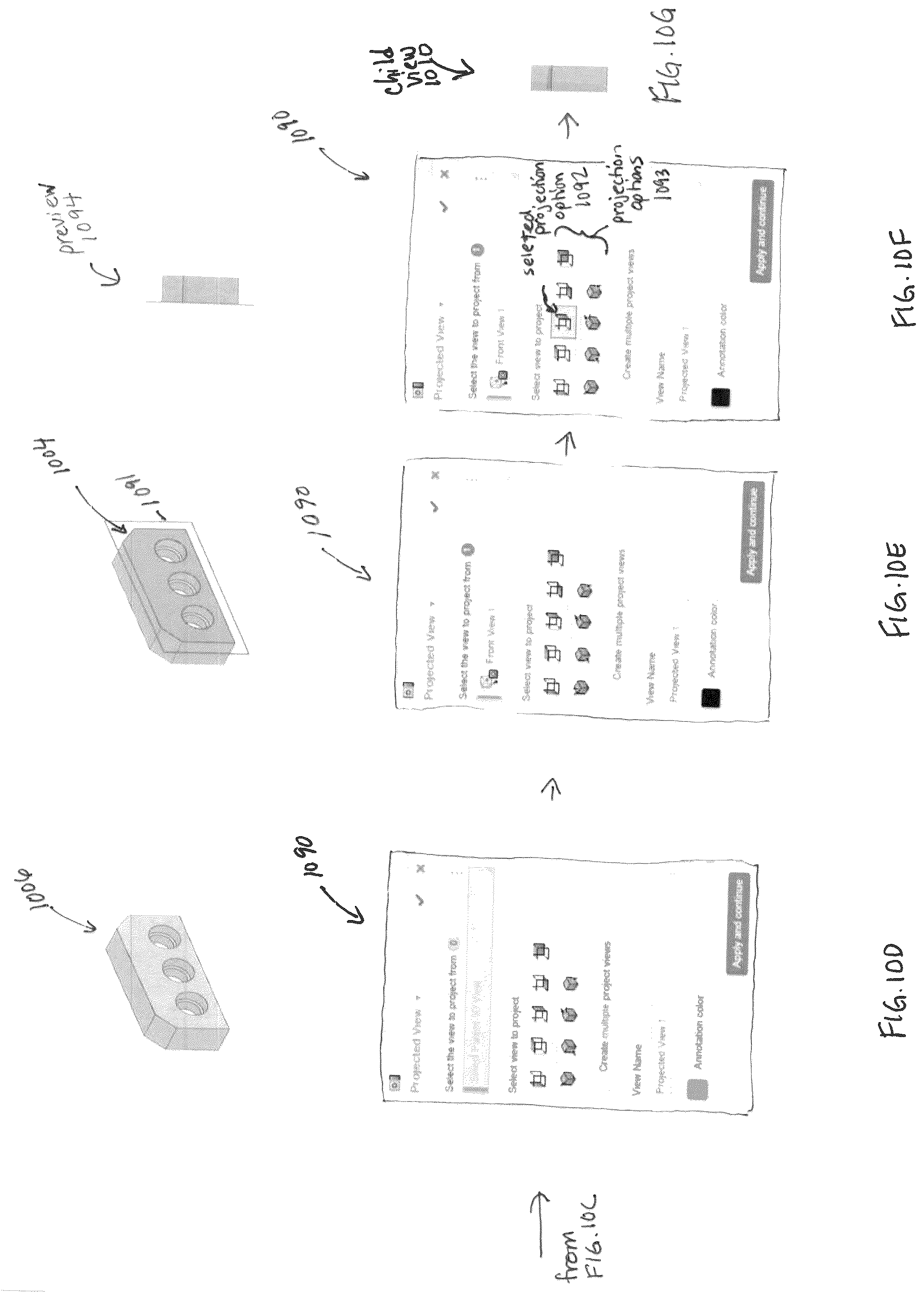 Patent US12307164 Figure 11 – Linking views/states of 3D models and propagating updates in same