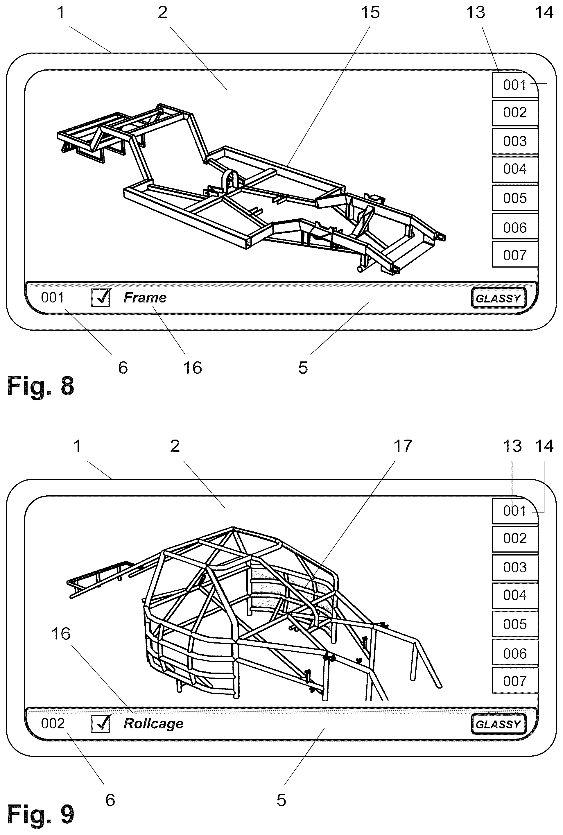 Patent US12307168 Figure 8 – Application software to teach how to build a stock car racing