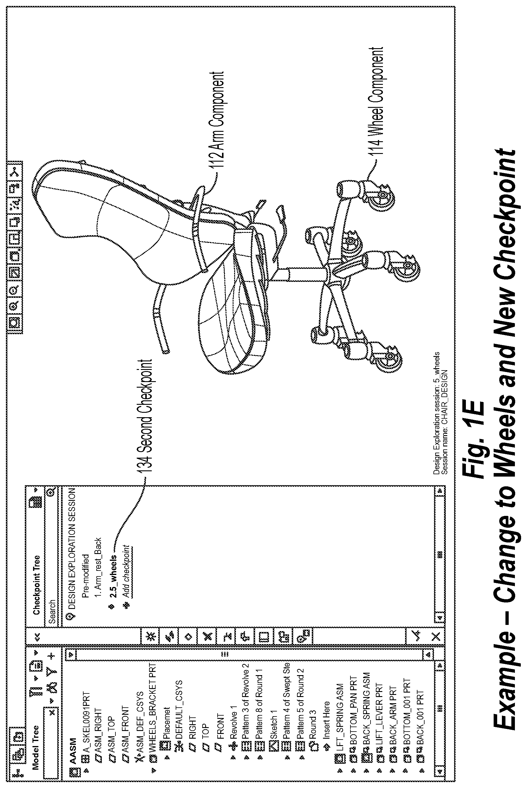 Patent US12307171 Figure 5 – Methods and system for incremental exploration of design changes in large computer-aided design models