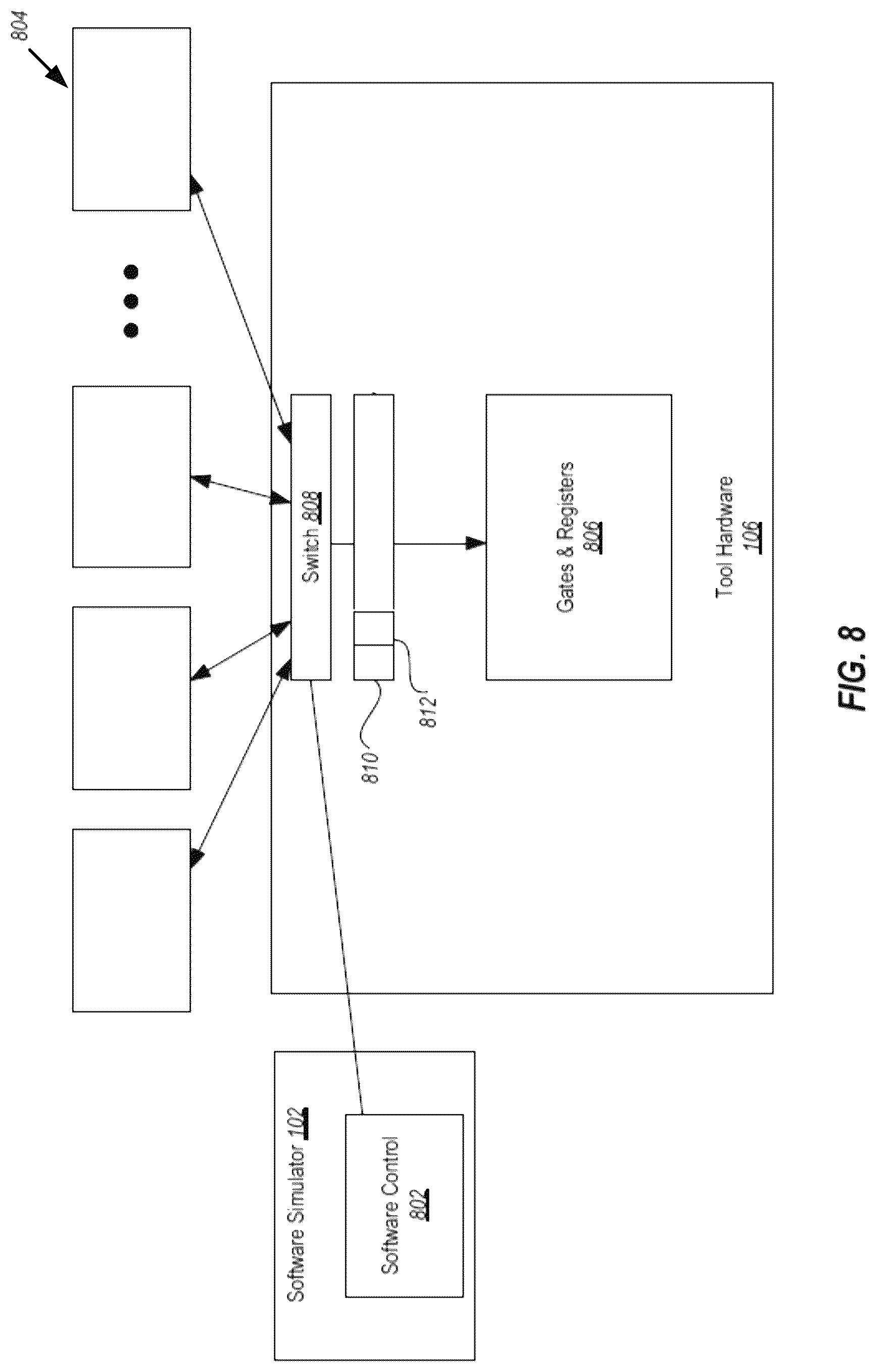 Patent US12307174 Figure 8 – Configuring custom hardware to operate in configurable operational modes using a scripting language