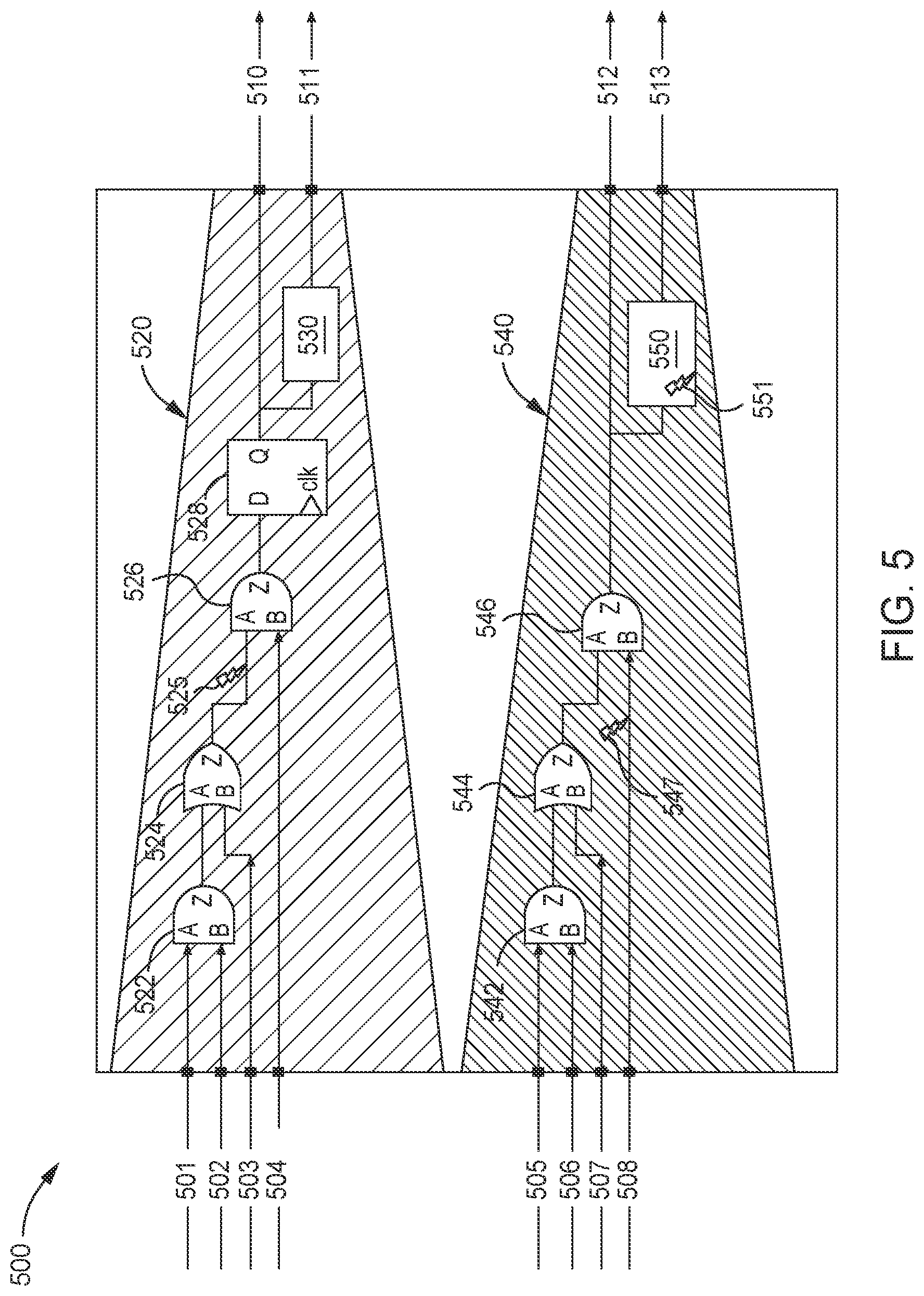 Patent US12307178 Figure 5 – Structural analysis for determining fault types in safety related logic