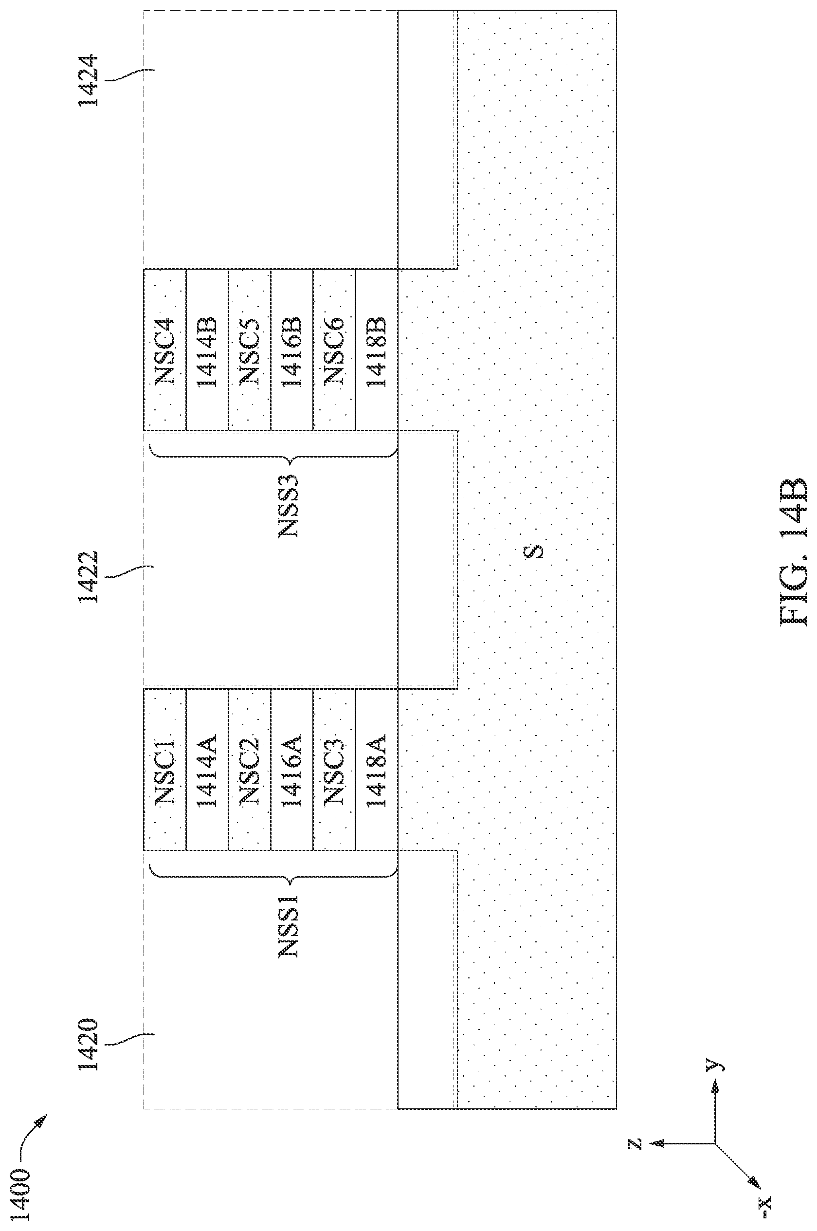 Patent US12307183 Figure 15 – Variable width nano-sheet field-effect transistor cell structure