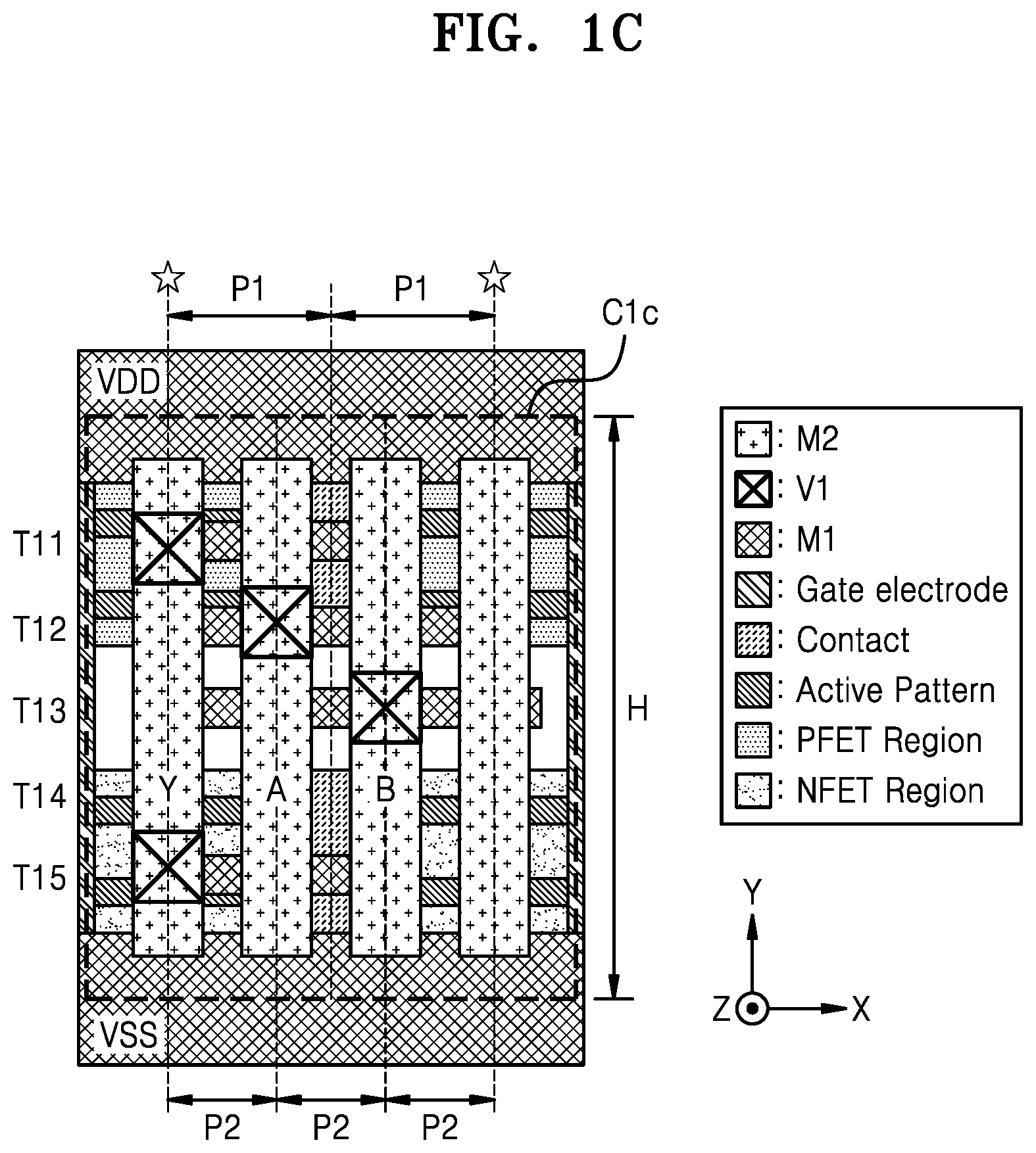 Patent US12307185 Figure 3 – Integrated circuit providing increased pin access points and method of designing the same