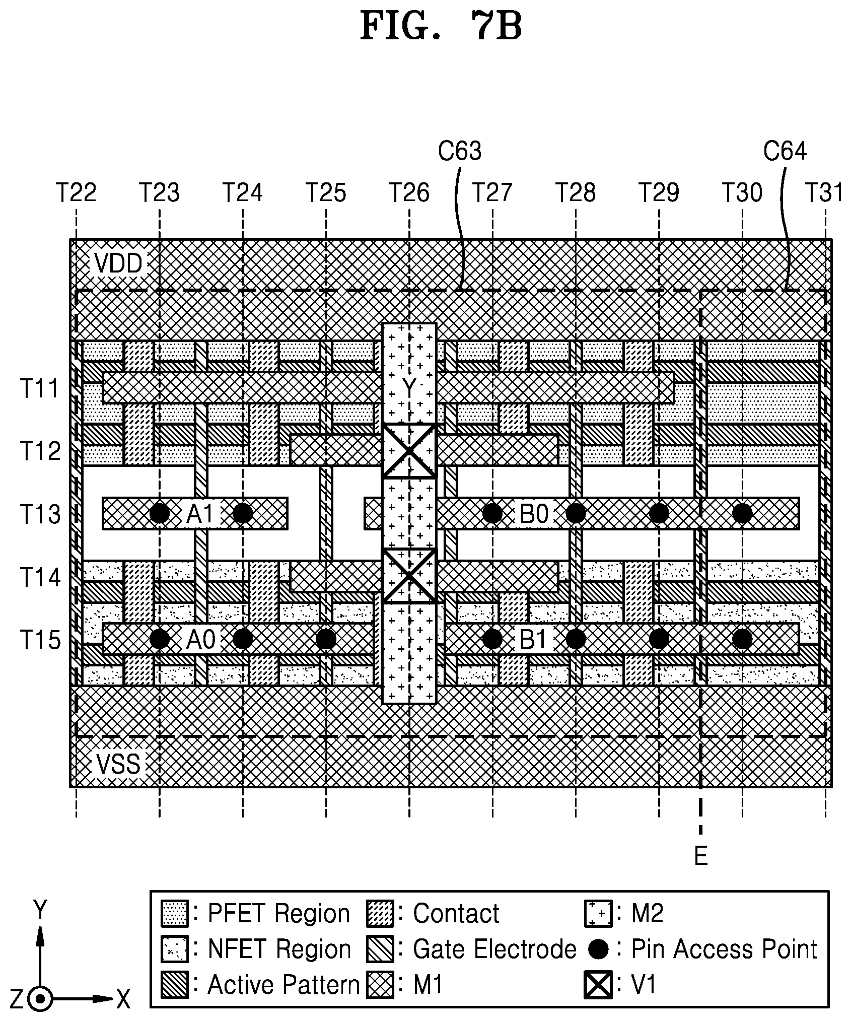 Patent US12307185 Figure 13 – Integrated circuit providing increased pin access points and method of designing the same