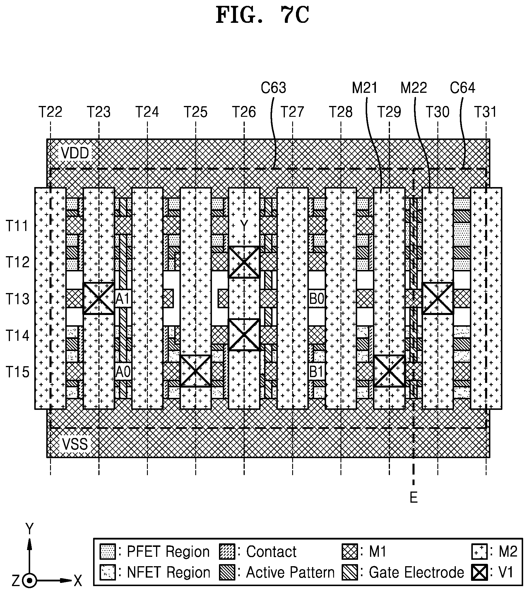 Patent US12307185 Figure 14 – Integrated circuit providing increased pin access points and method of designing the same