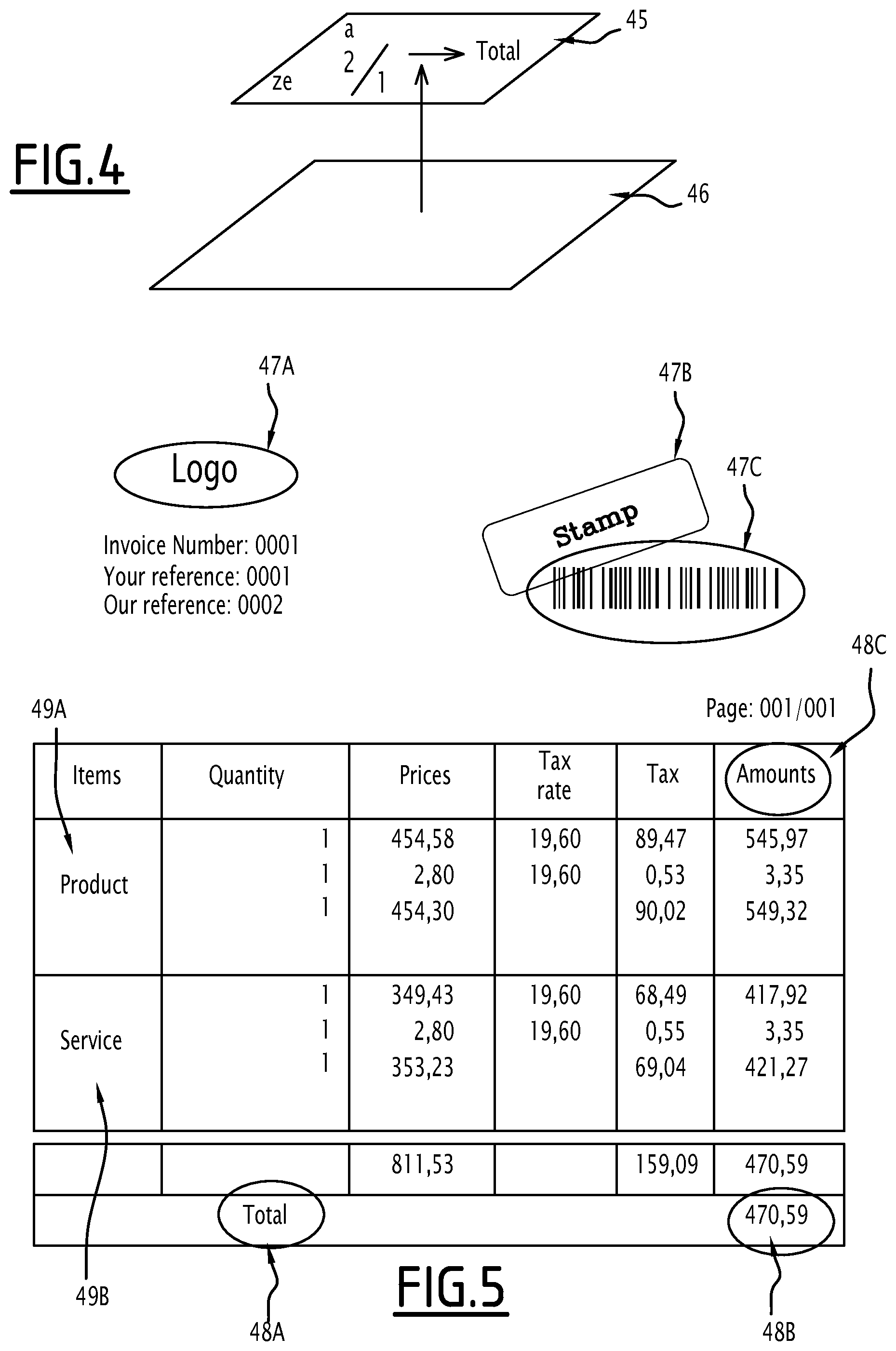 Patent US12307190 Figure 3 – Standardized form recognition method, associated computer program product, processing and learning systems