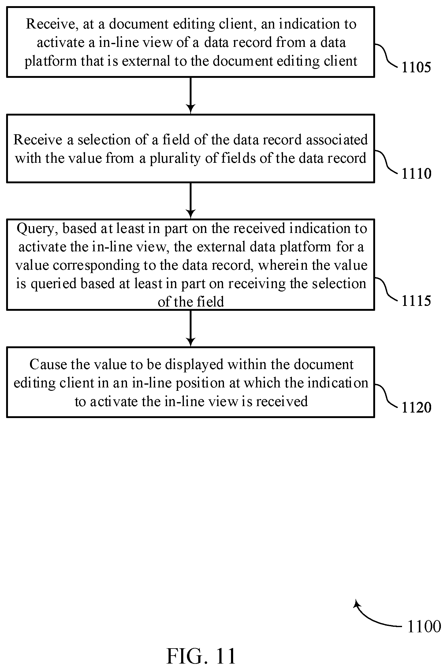Patent US12307191 Figure 11 – In-line live data mentions