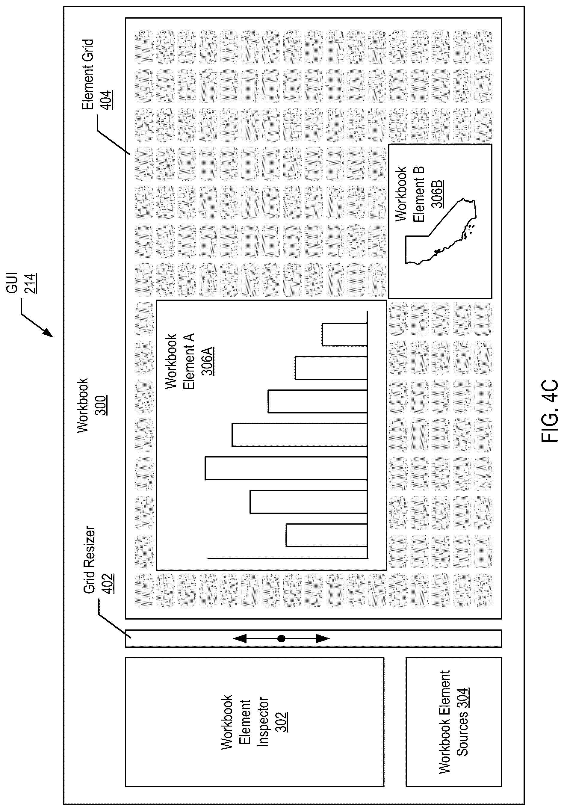 Patent US12307192 Figure 6 – Arranging workbook elements using a dynamic grid layout
