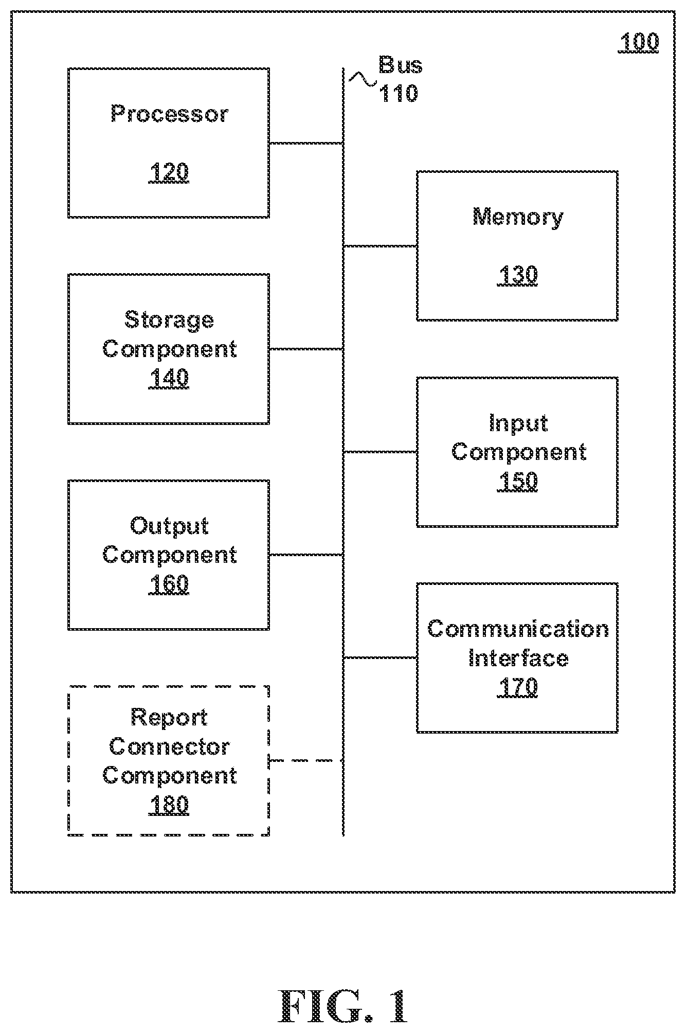 Patent US12307194 Figure 1 – Method and apparatus for a report connector