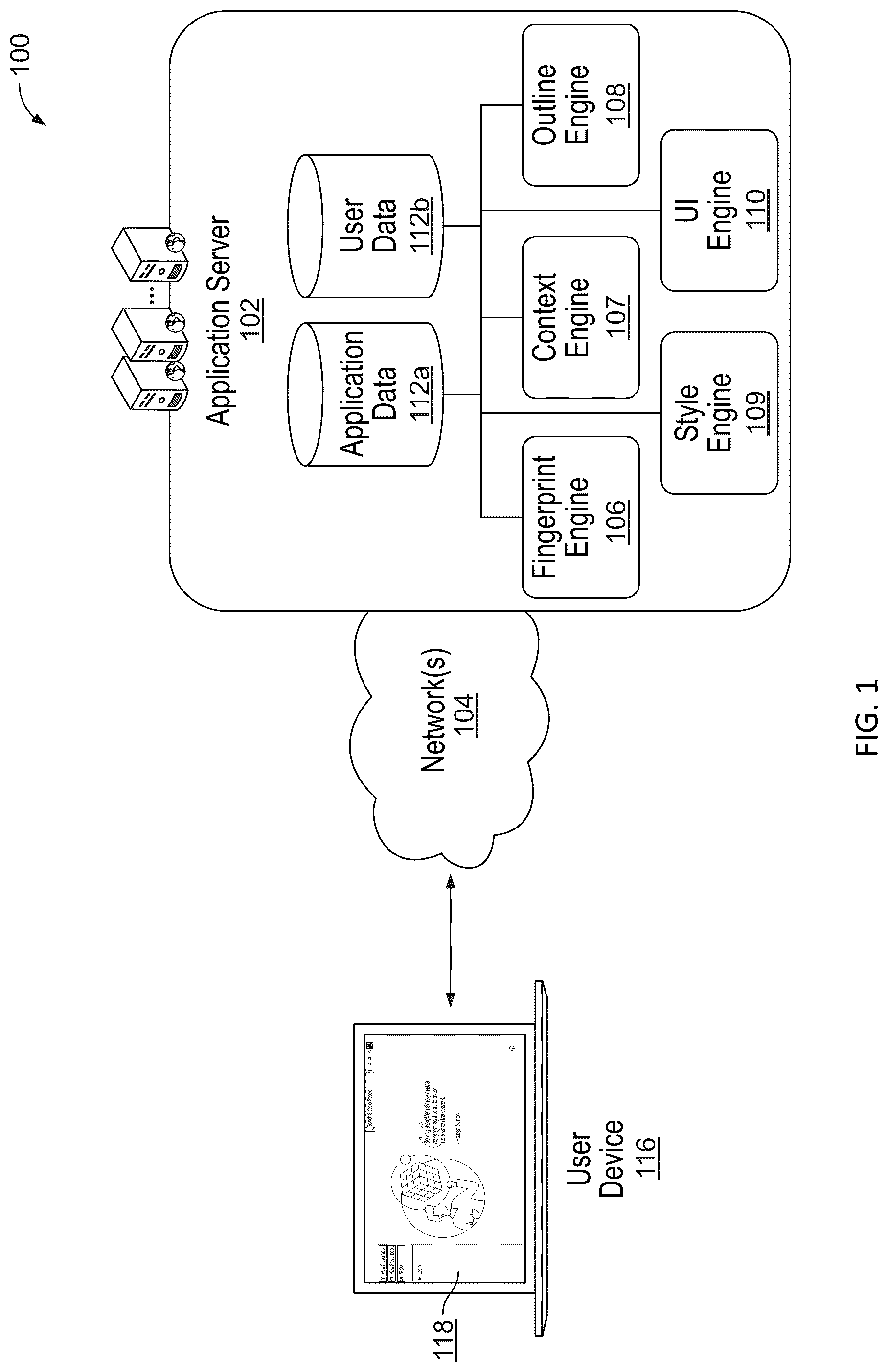 Patent US12307196 — Systems and methods for content creation based on audience preference and contextual factors — Figure 1