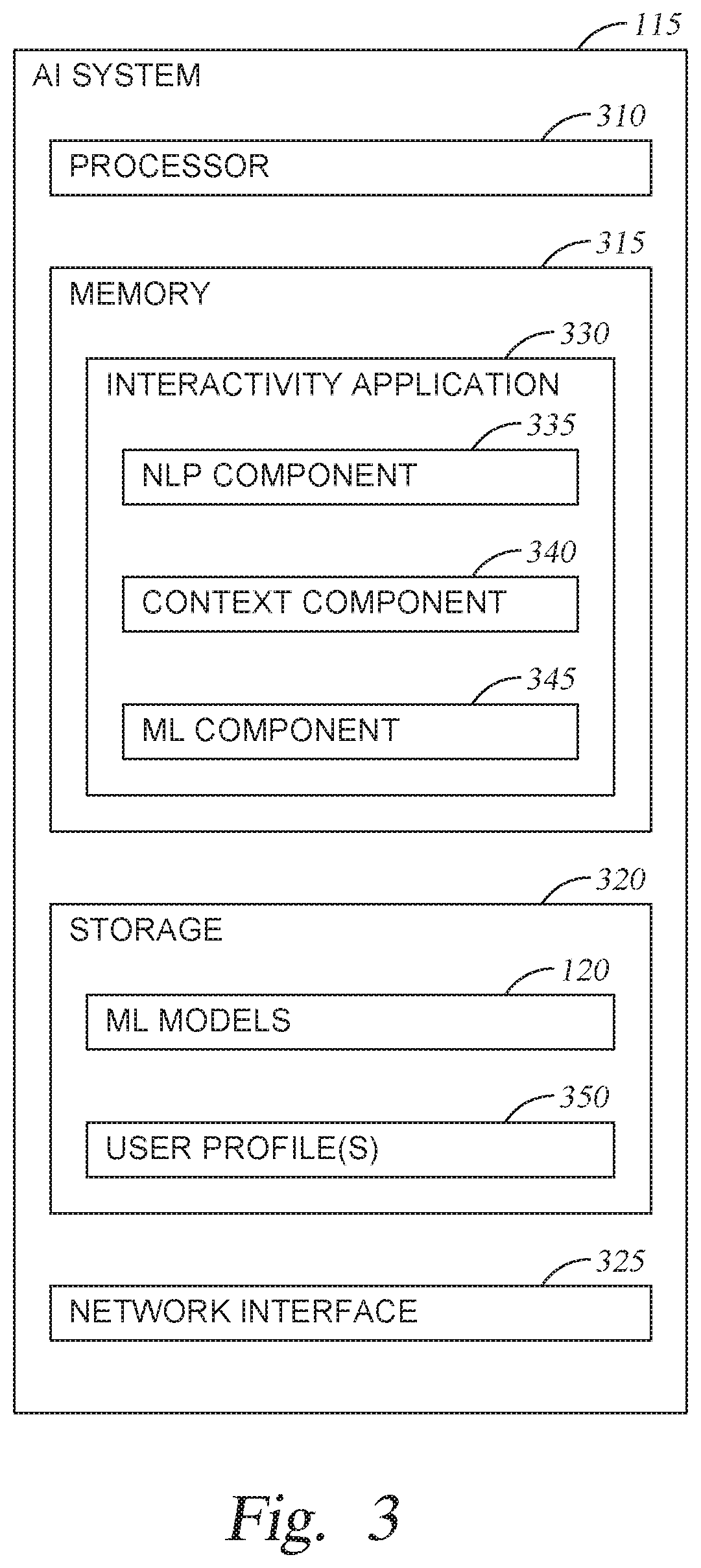Patent US12307203 Figure 3 – Artificial intelligence-based roleplaying experiences based on user-selected scenarios
