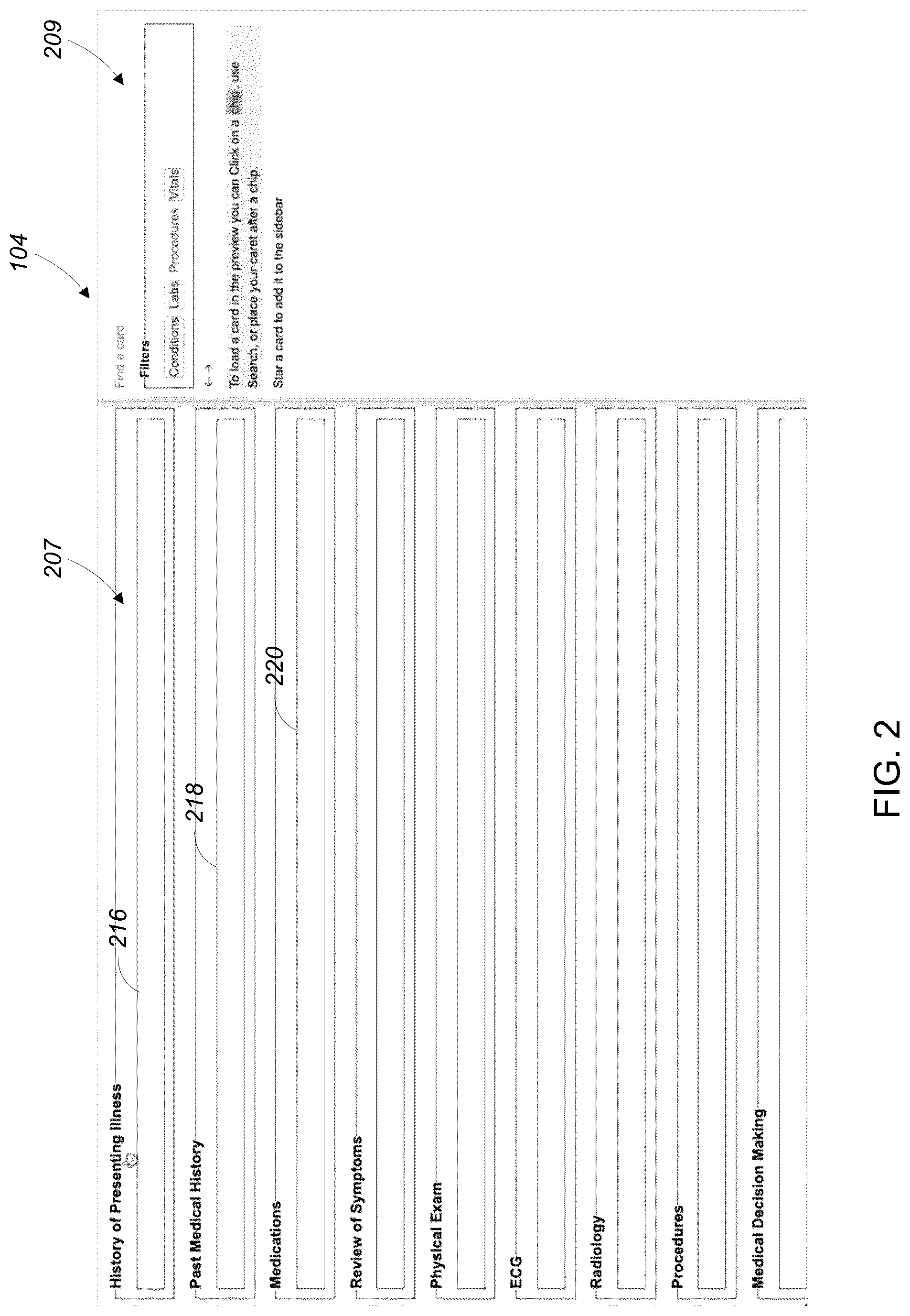 Patent US12307206 Figure 2 – Clinical documentation system