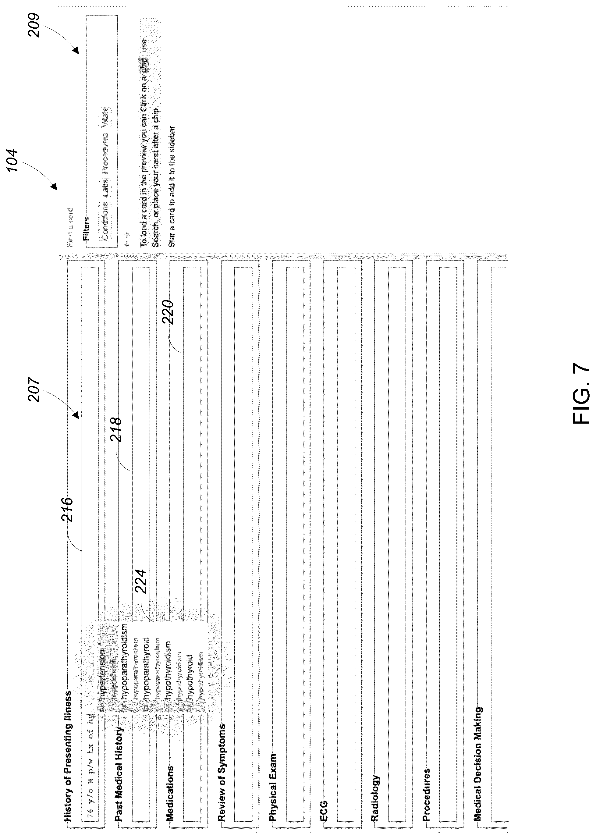 Patent US12307206 Figure 7 – Clinical documentation system