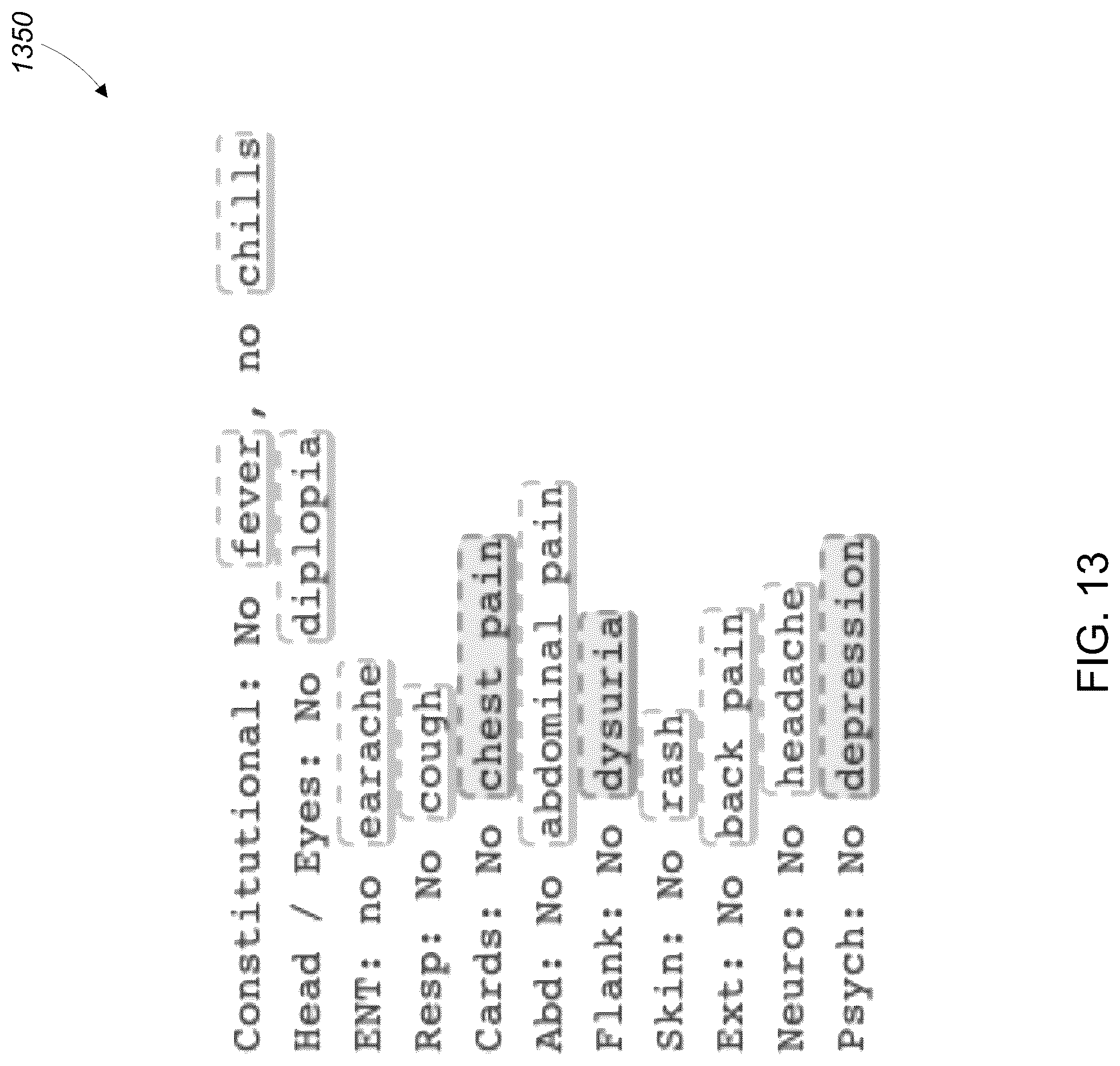 Patent US12307206 Figure 13 – Clinical documentation system