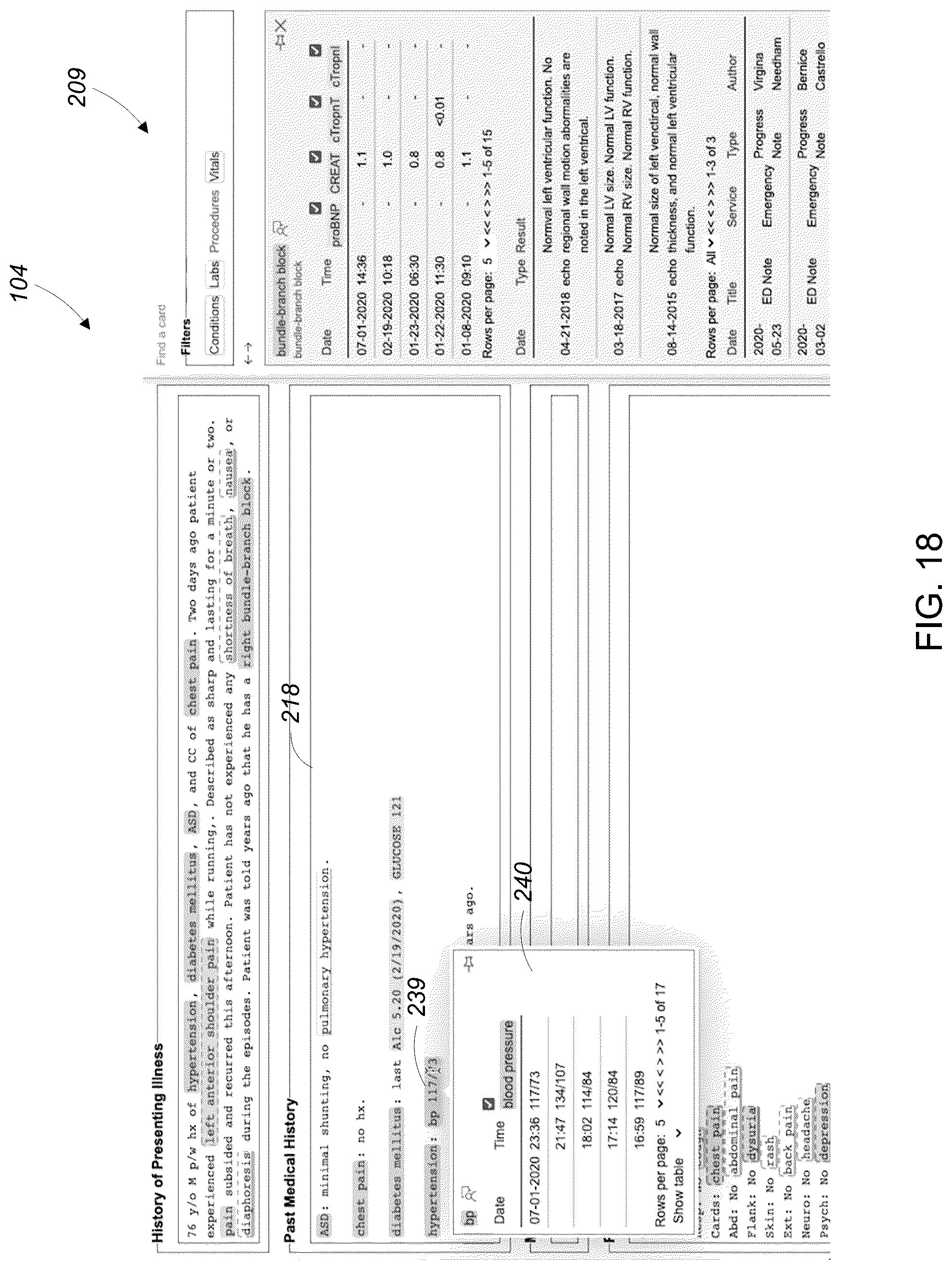 Patent US12307206 Figure 18 – Clinical documentation system