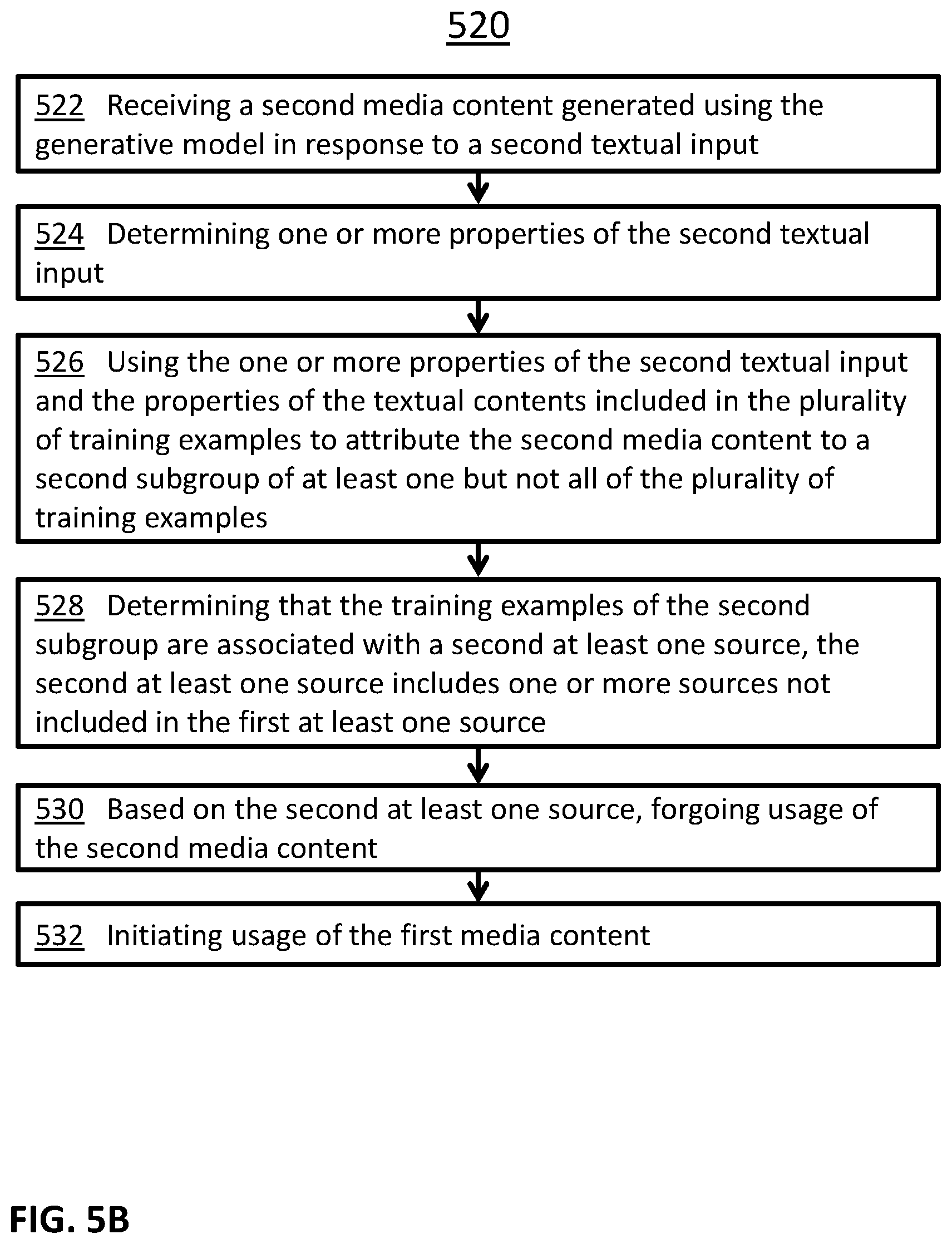Patent US12307208 Figure 9 – Prompt-based attribution of generated media contents