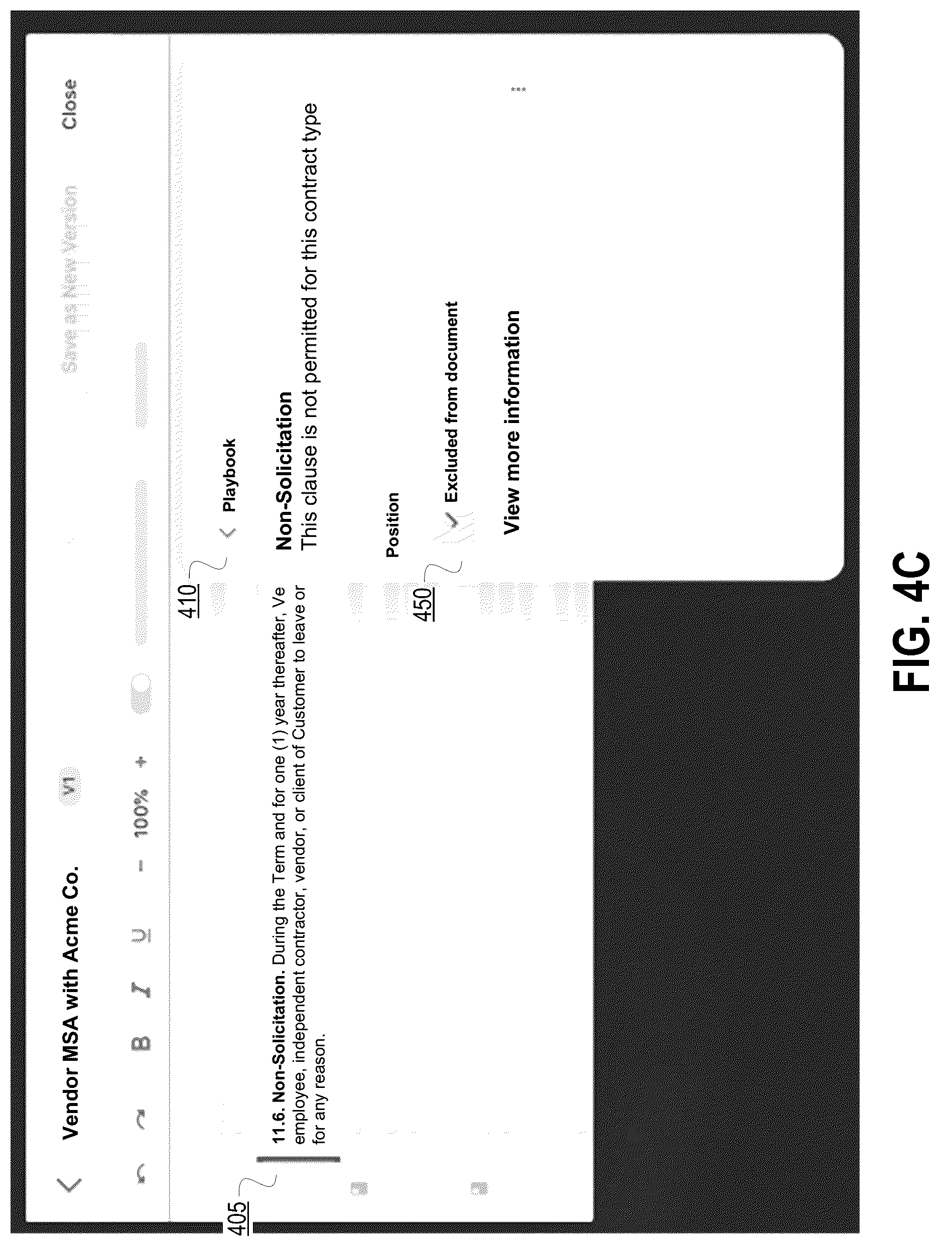 Patent US12307211 Figure 6 – Using machine learning models to analyze contractual terms and clauses in a legal contract, to recommend edits, and to make changes to a workflow
